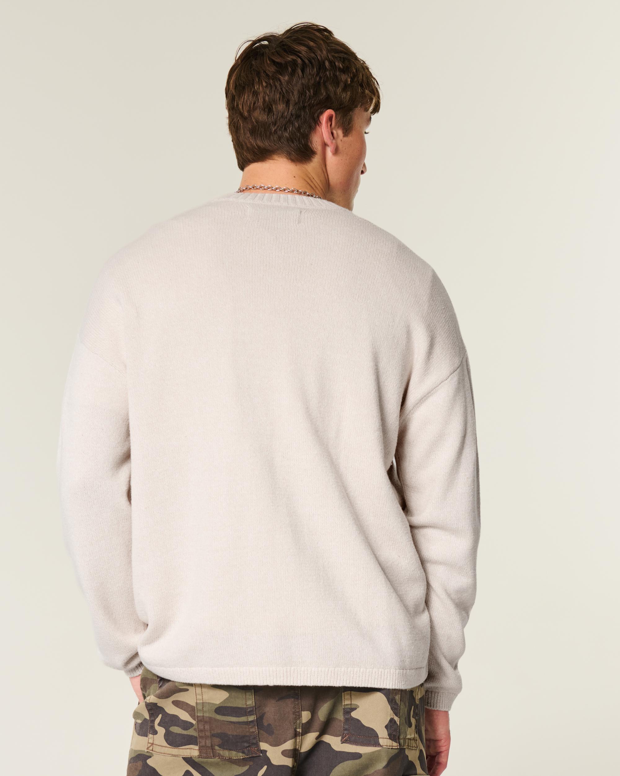 Boxy Cherry Graphic Crew Sweater Product Image