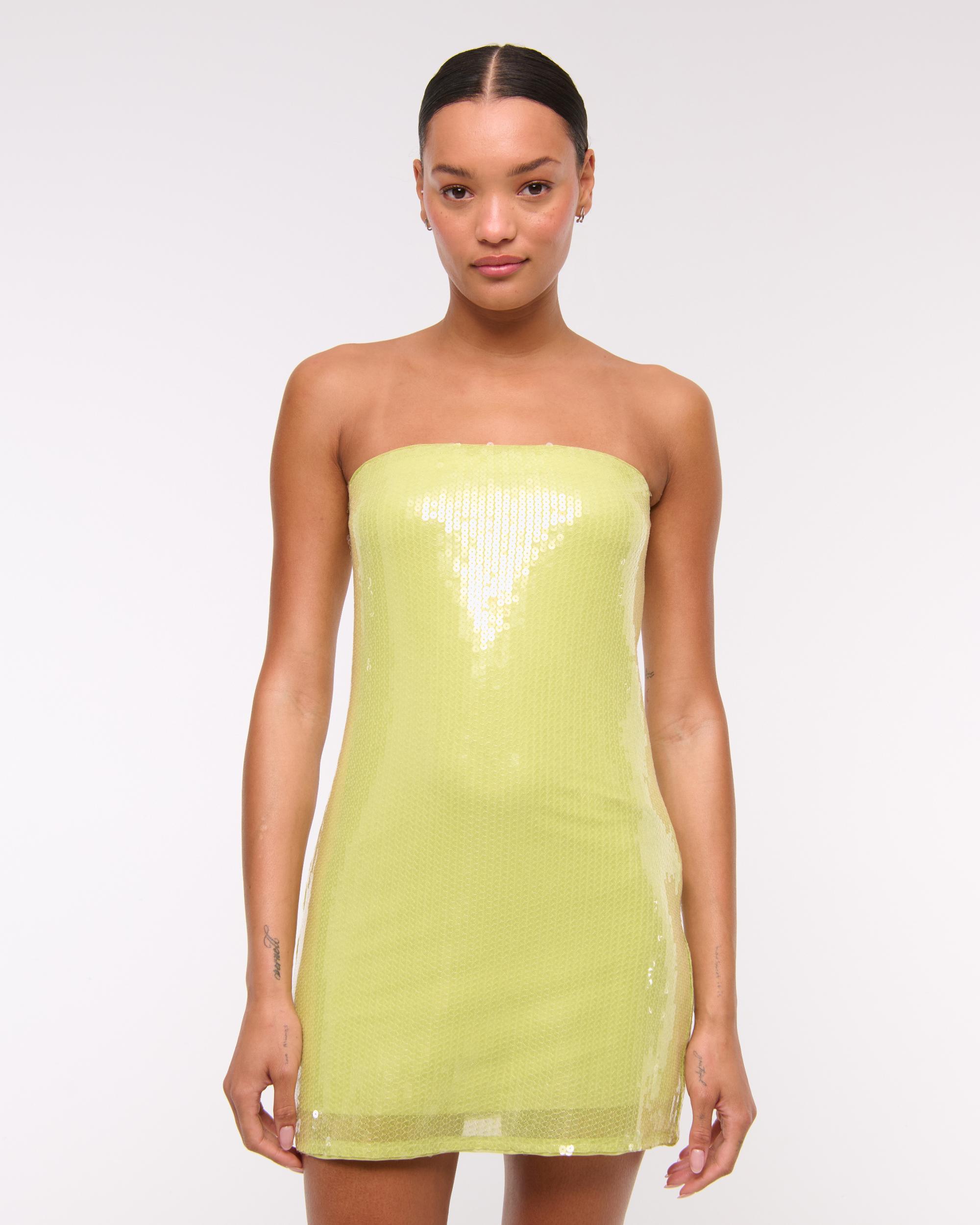 Strapless Sequin Mini Dress Product Image
