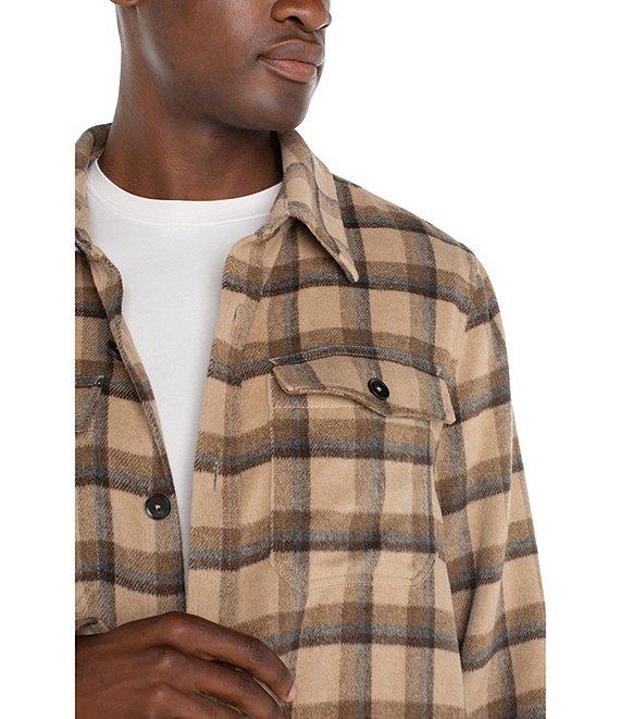 Liverpool Los Angeles Plaid Button Front Shacket Product Image
