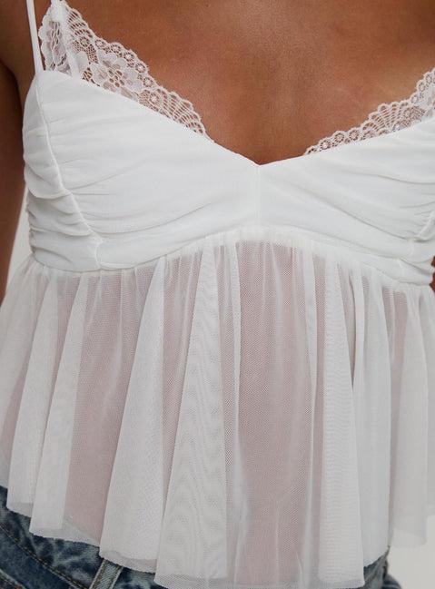 Corella Top White Product Image