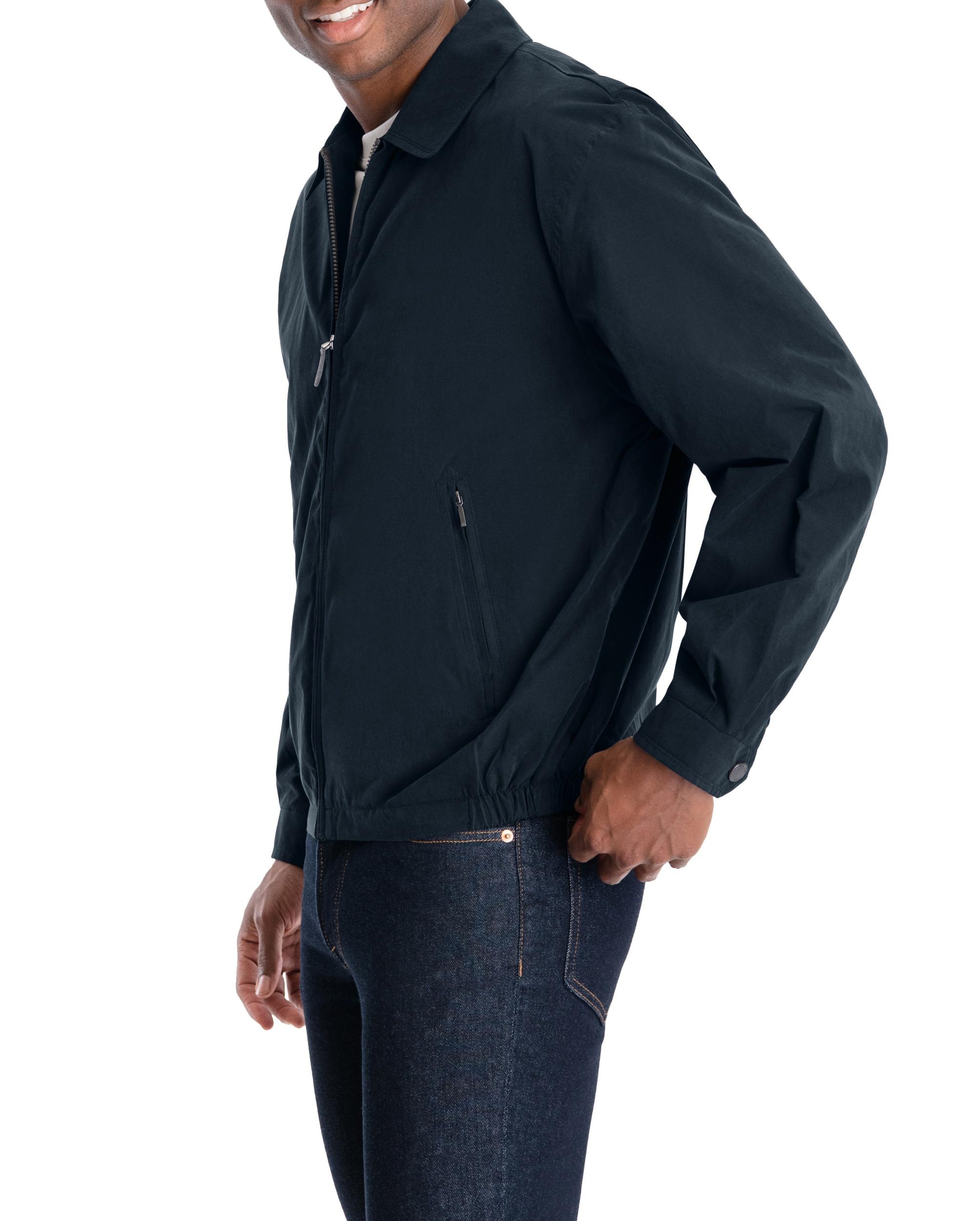 Light Weight Zip Front Golf Jacket Navy Product Image