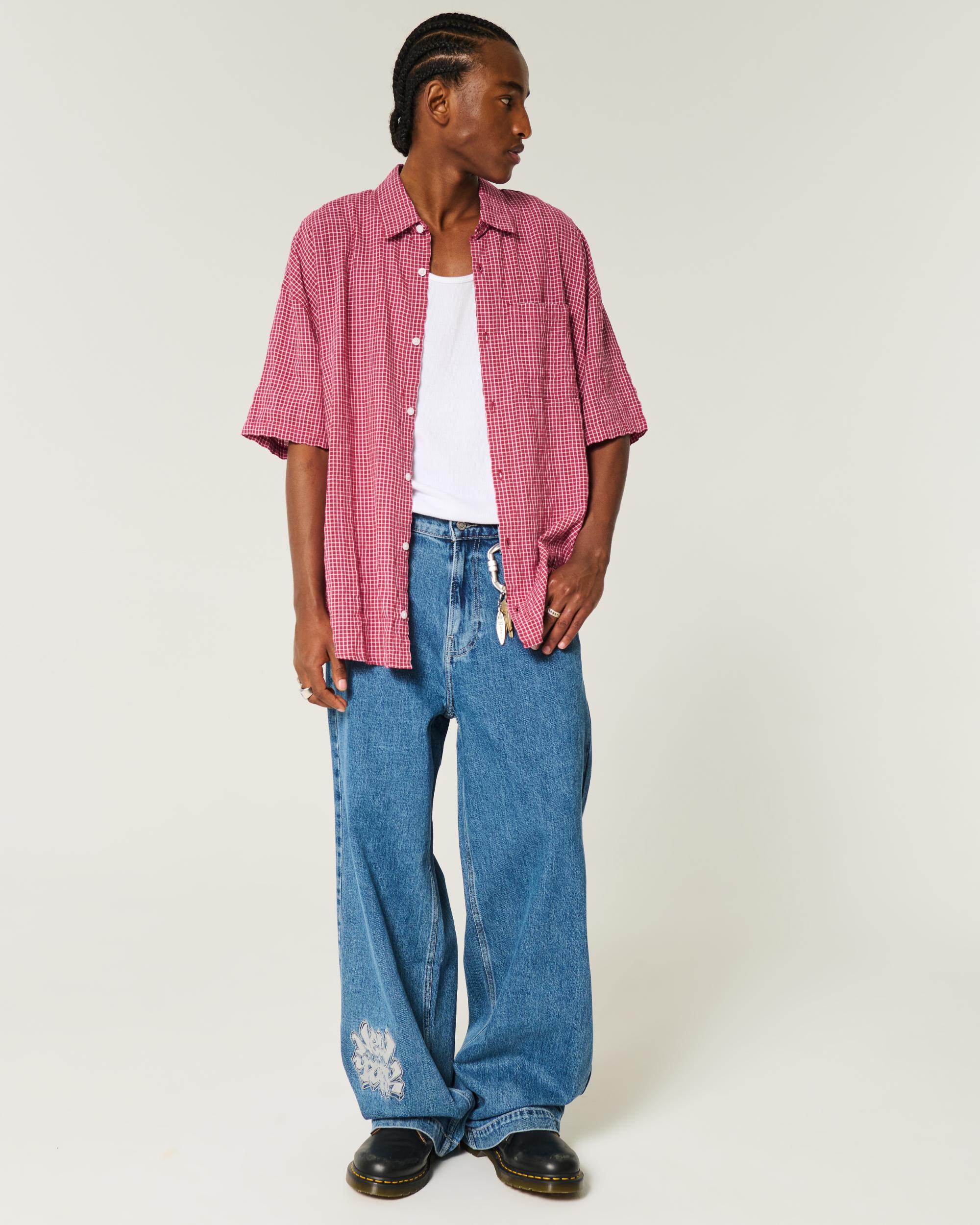 Baggy Short-Sleeve Shirt Product Image