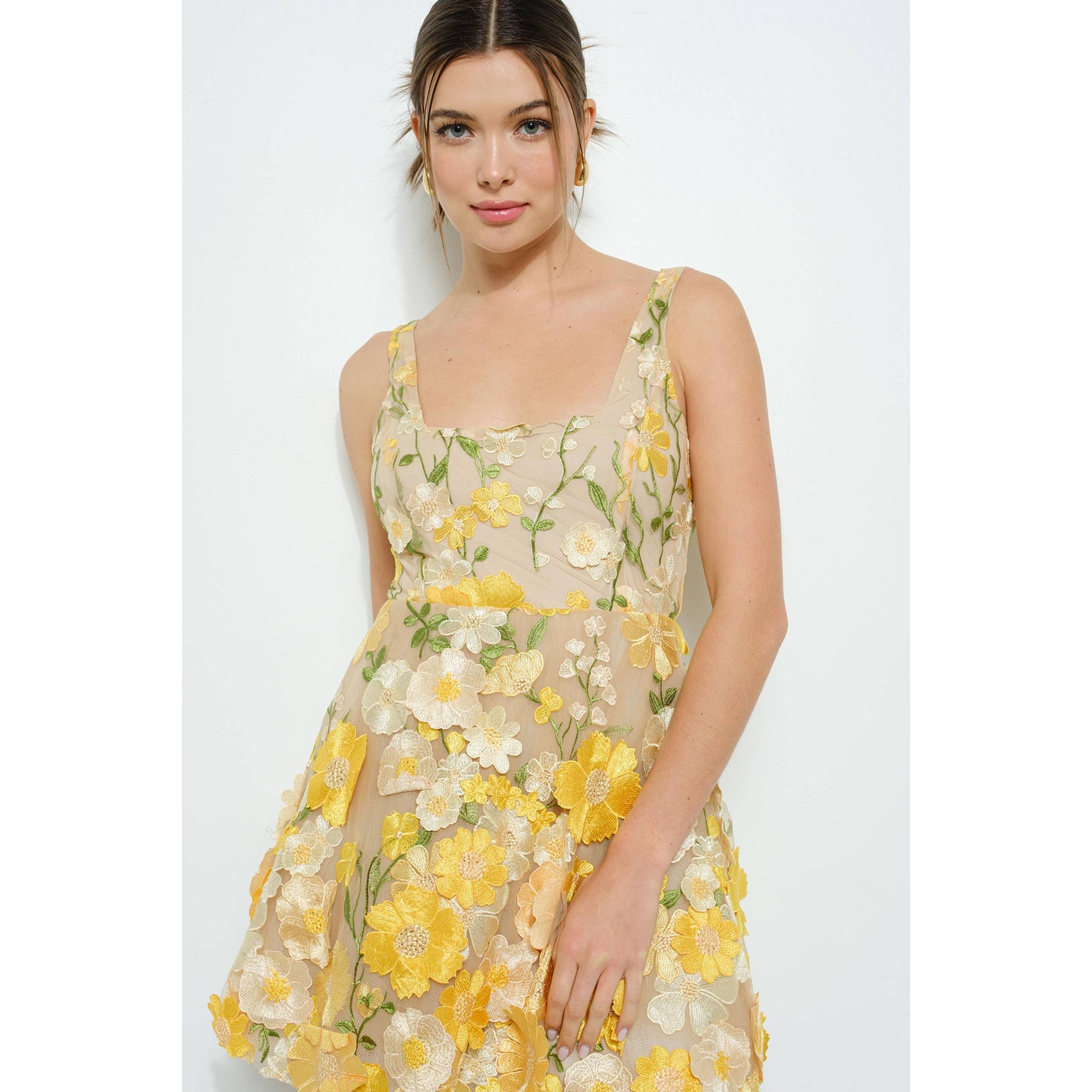Buttercup Mini Dress Product Image