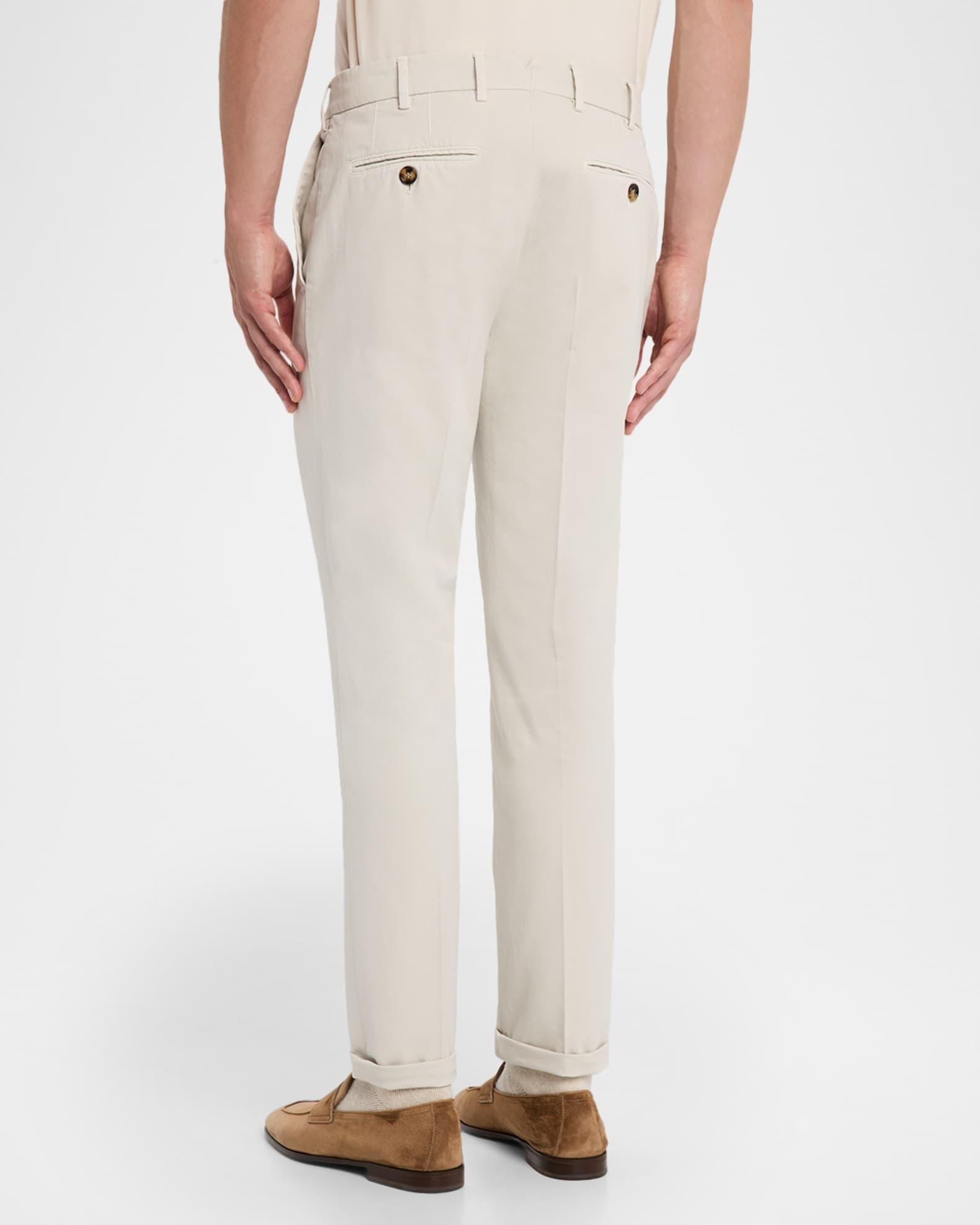 Men's Modern Fit Flat-Front Pants Product Image