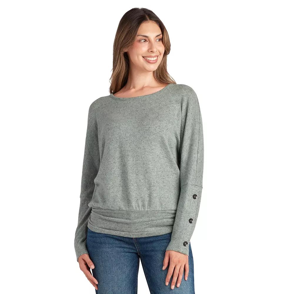 Womens AGB Long Sleeve Band Bottom Top Product Image