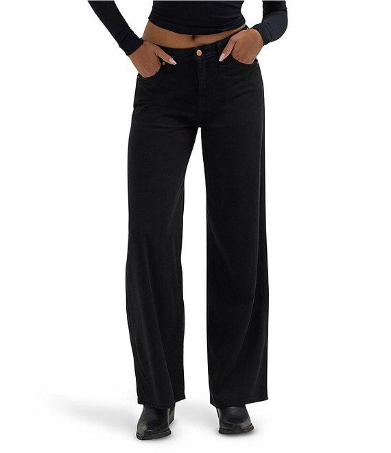 Wrangler World Wide Mid Rise Wide Leg Jeans Product Image