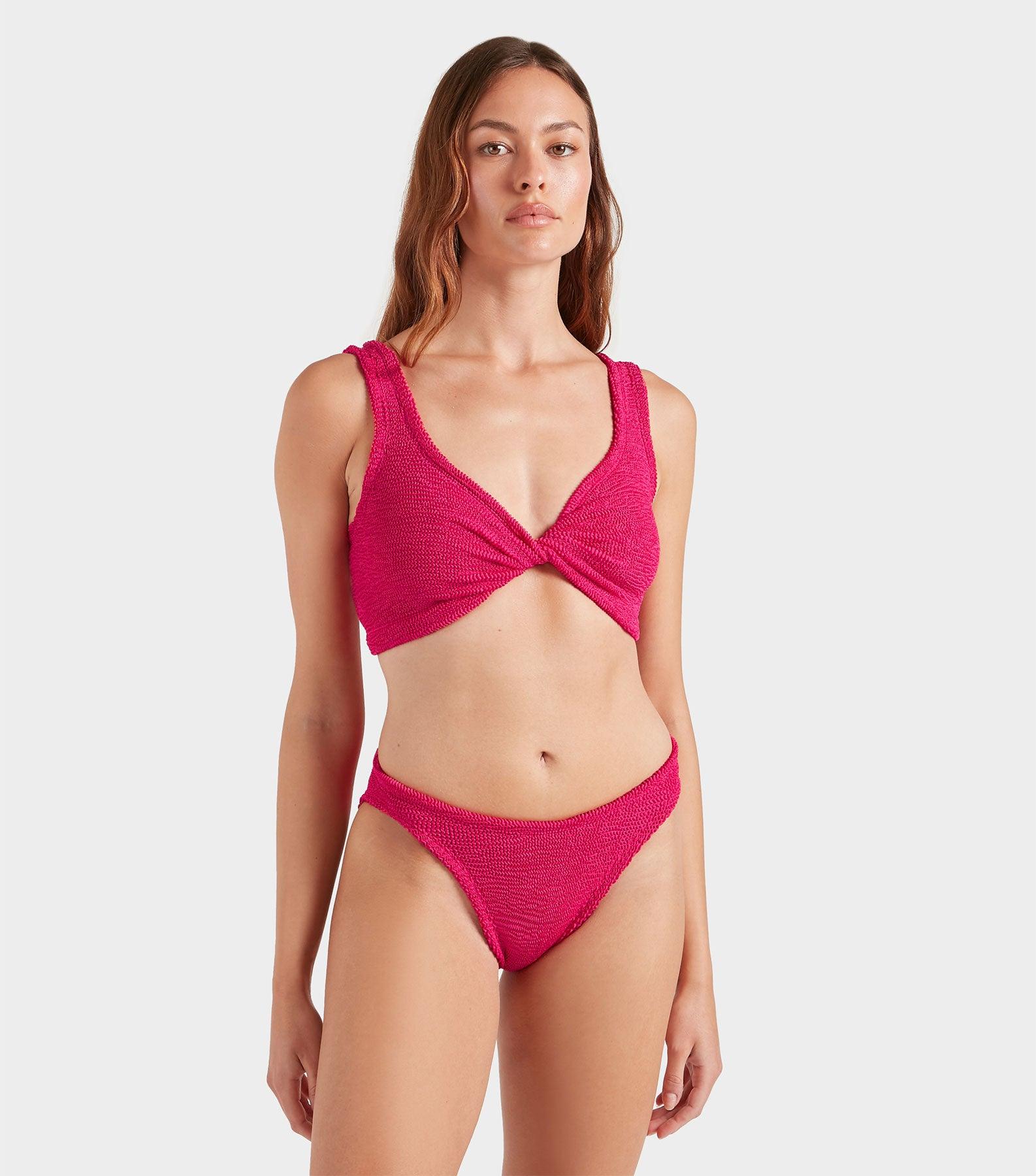 Coverage Juno Bikini - Metallic Raspberry Product Image