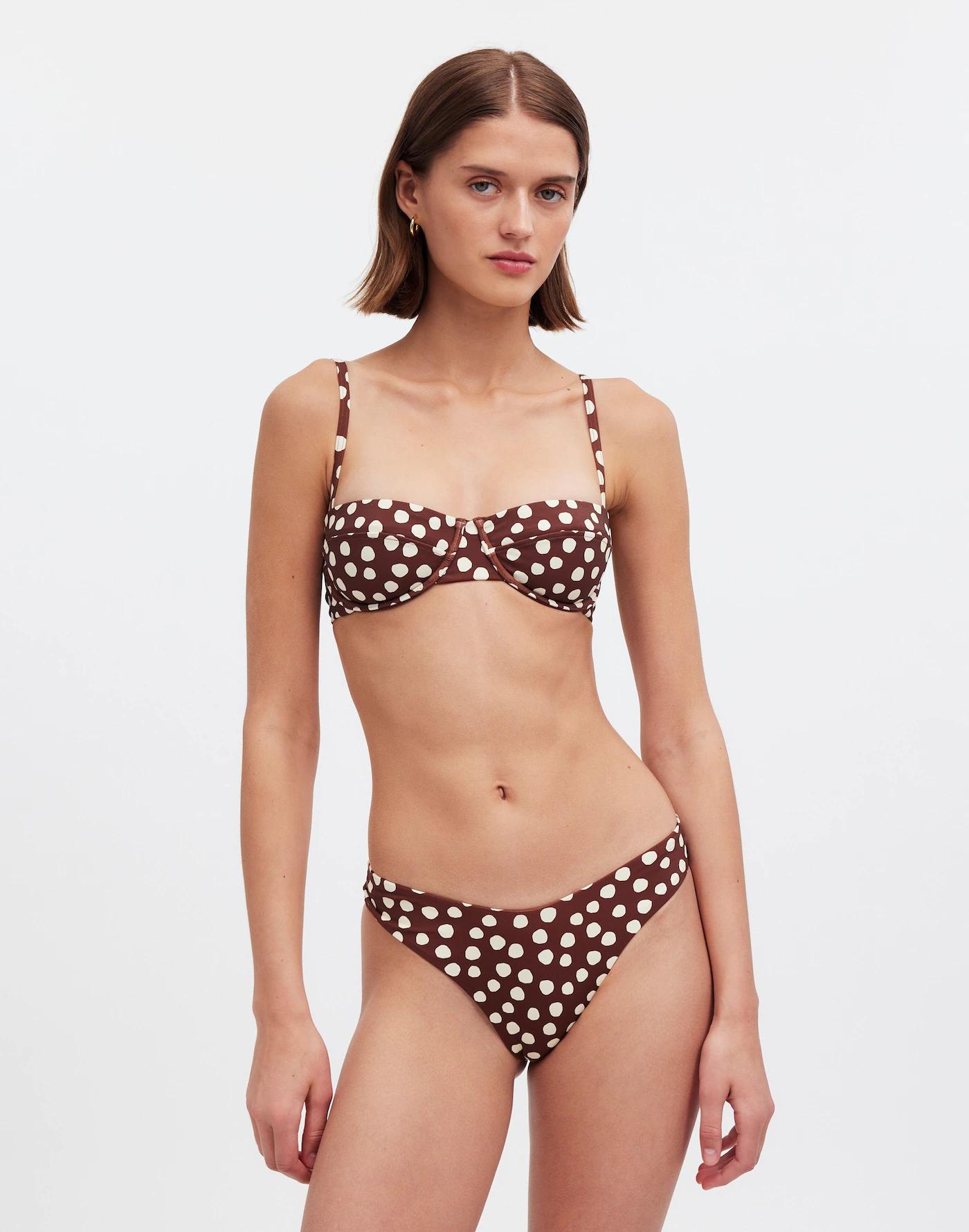 Zulu & Zephyr Currant Spot Bikini Top Product Image