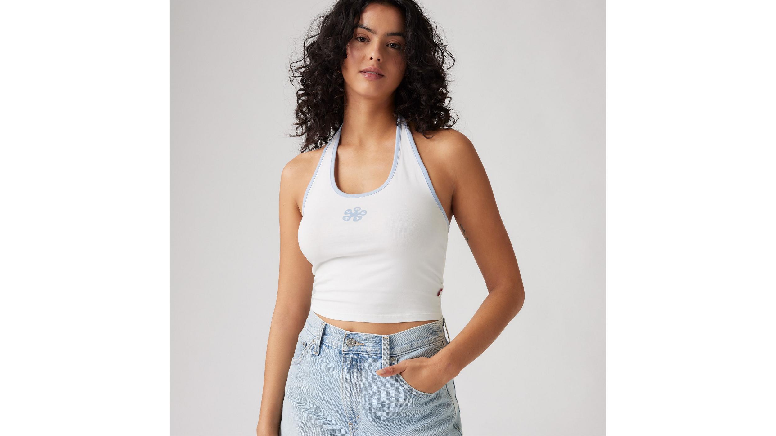 Graphic Ella Halter Top Product Image