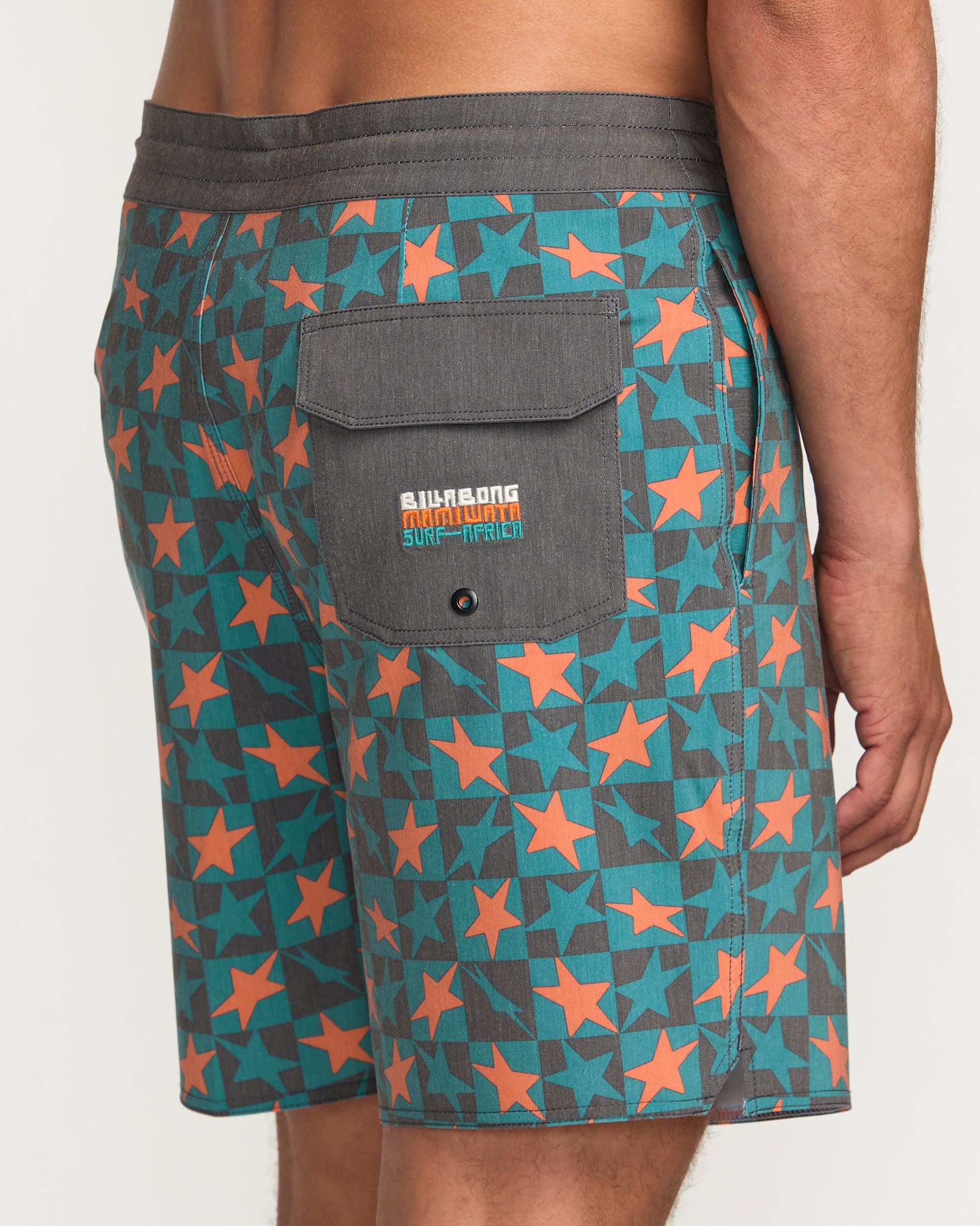 73 Lo Tide 18" Boardshorts - Mist Green Male Product Image