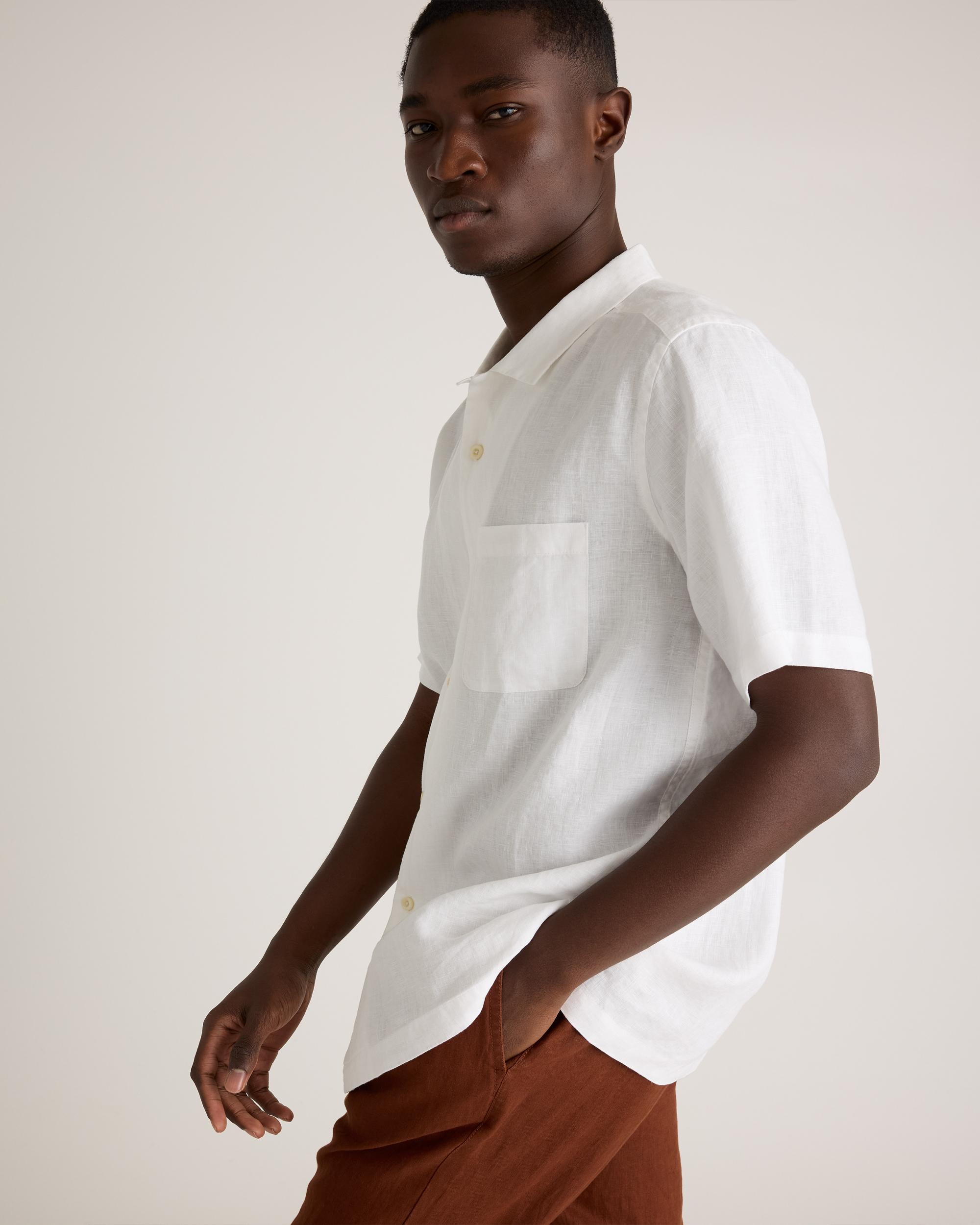 Quince | Men's 100% European Linen Camp Shirt Product Image