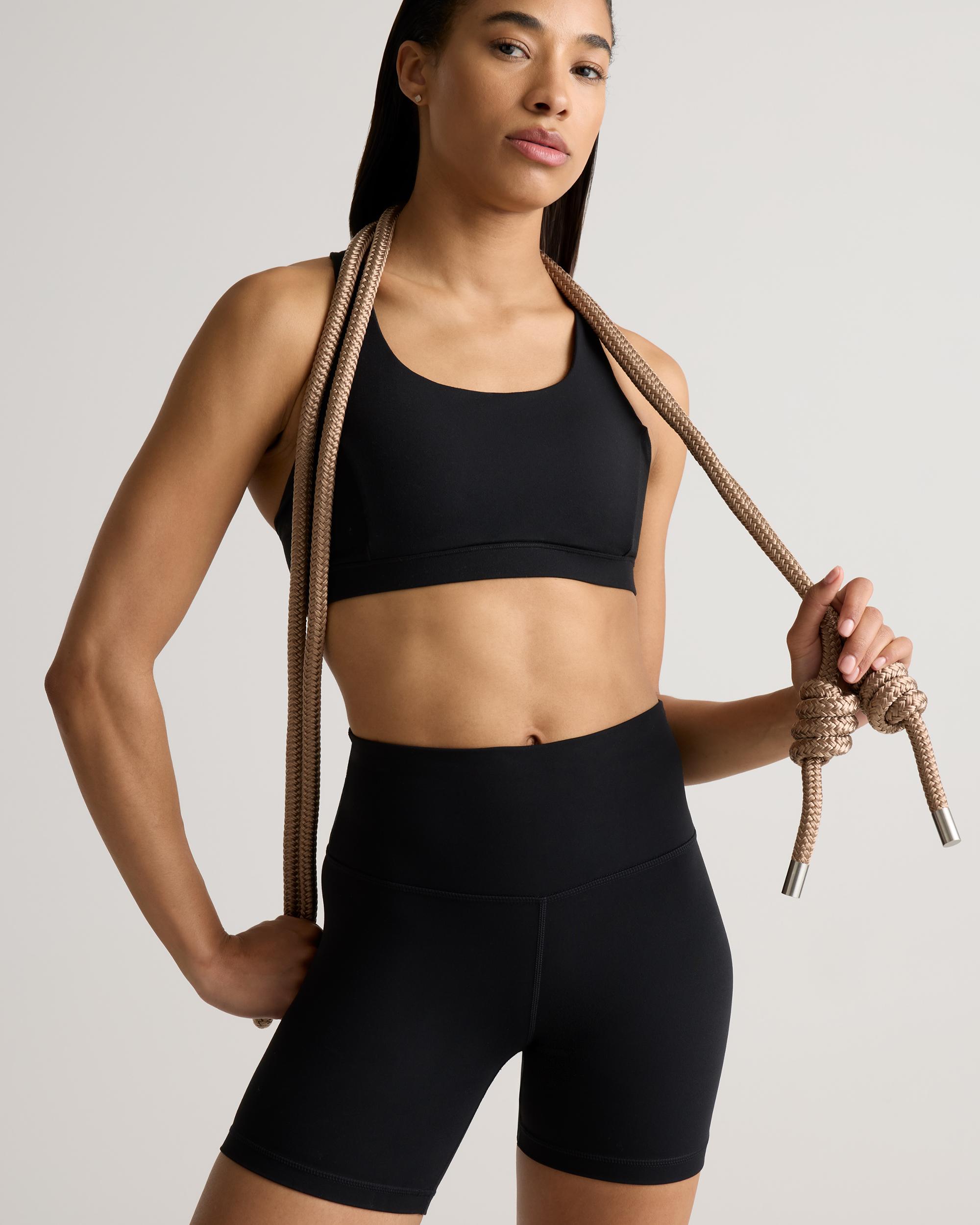 Quince | Women's Power-Up High-Rise Training Shorts Nylon/Spandex Product Image