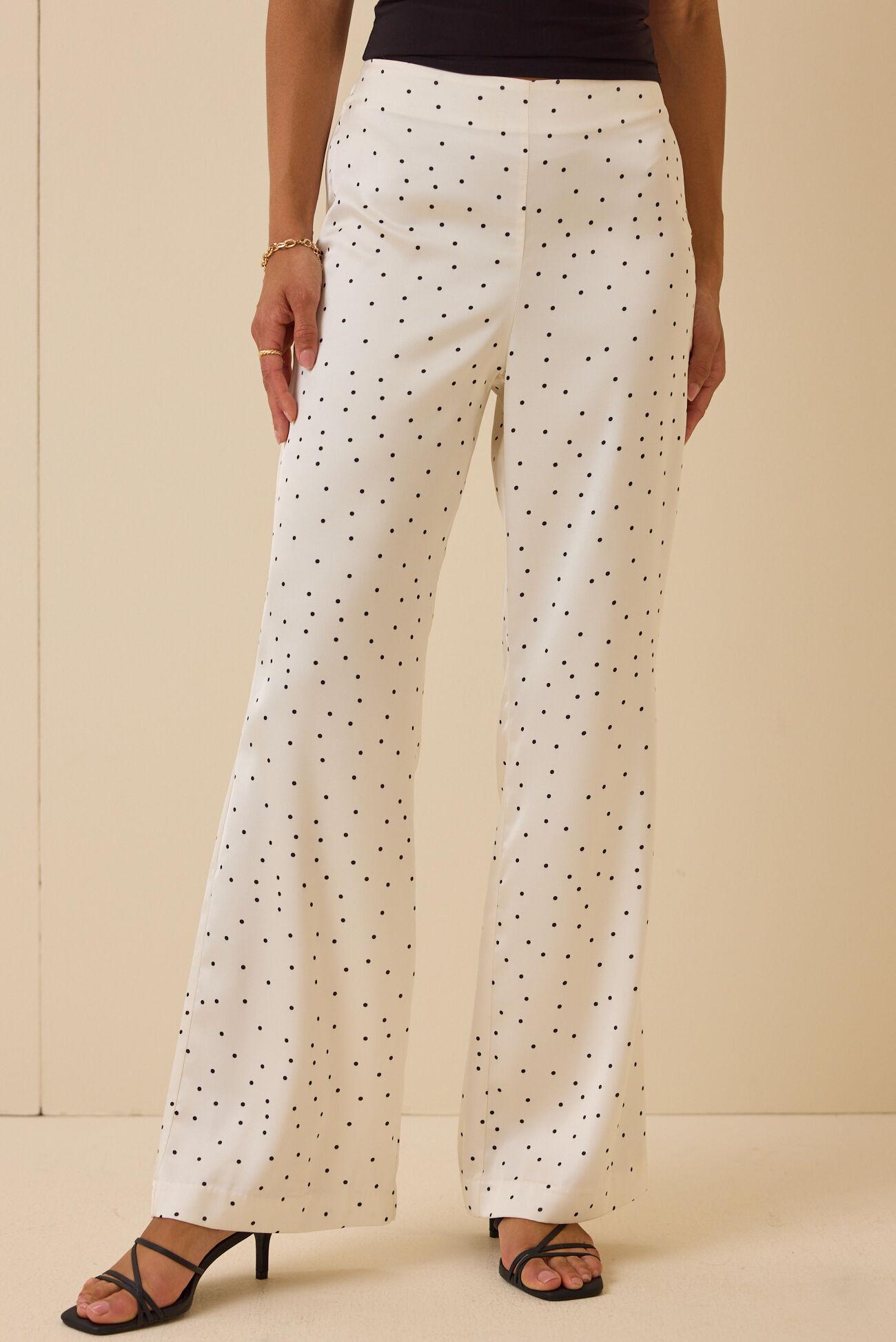 Baylee Satin Polka Dot Pant Product Image