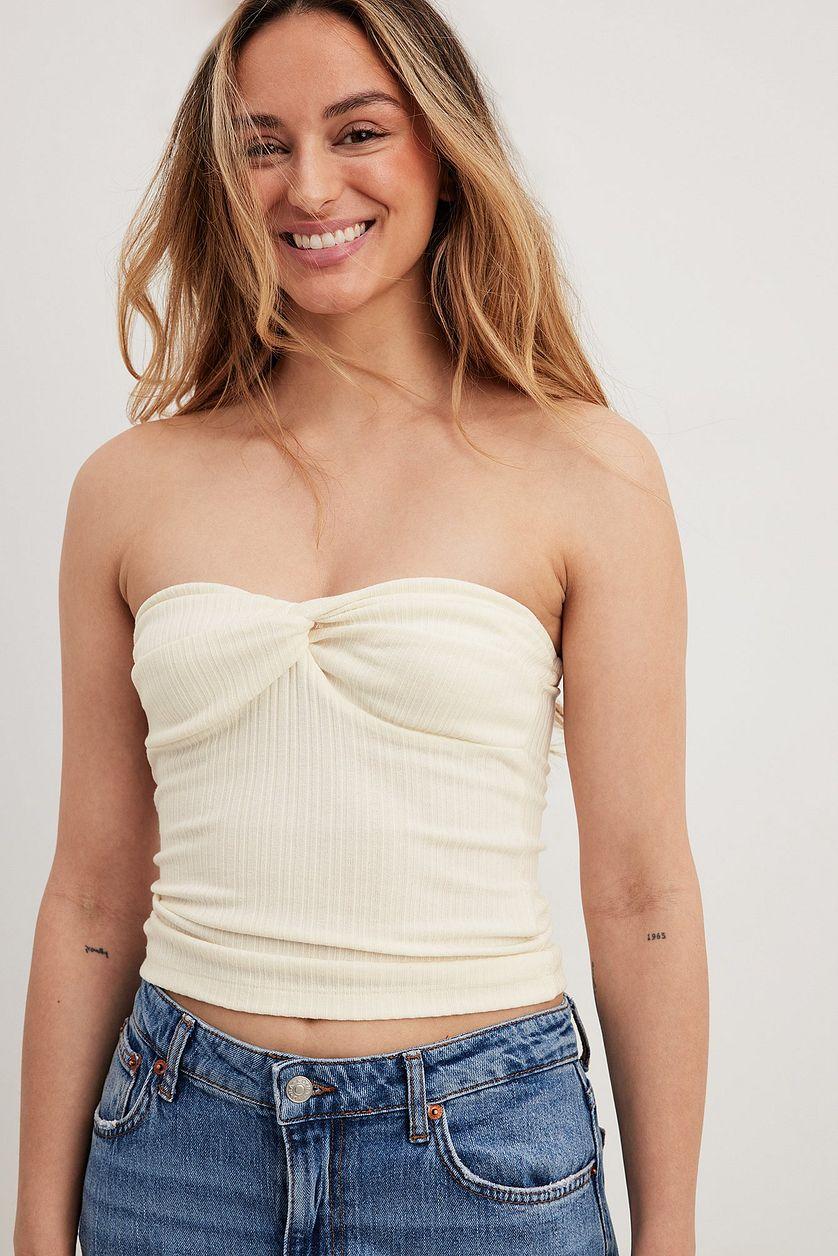 Front Twist Tube Top Product Image