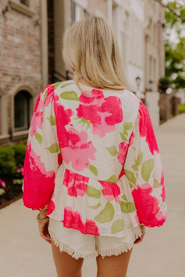 Garden Party Cutie Front Tie Top Product Image