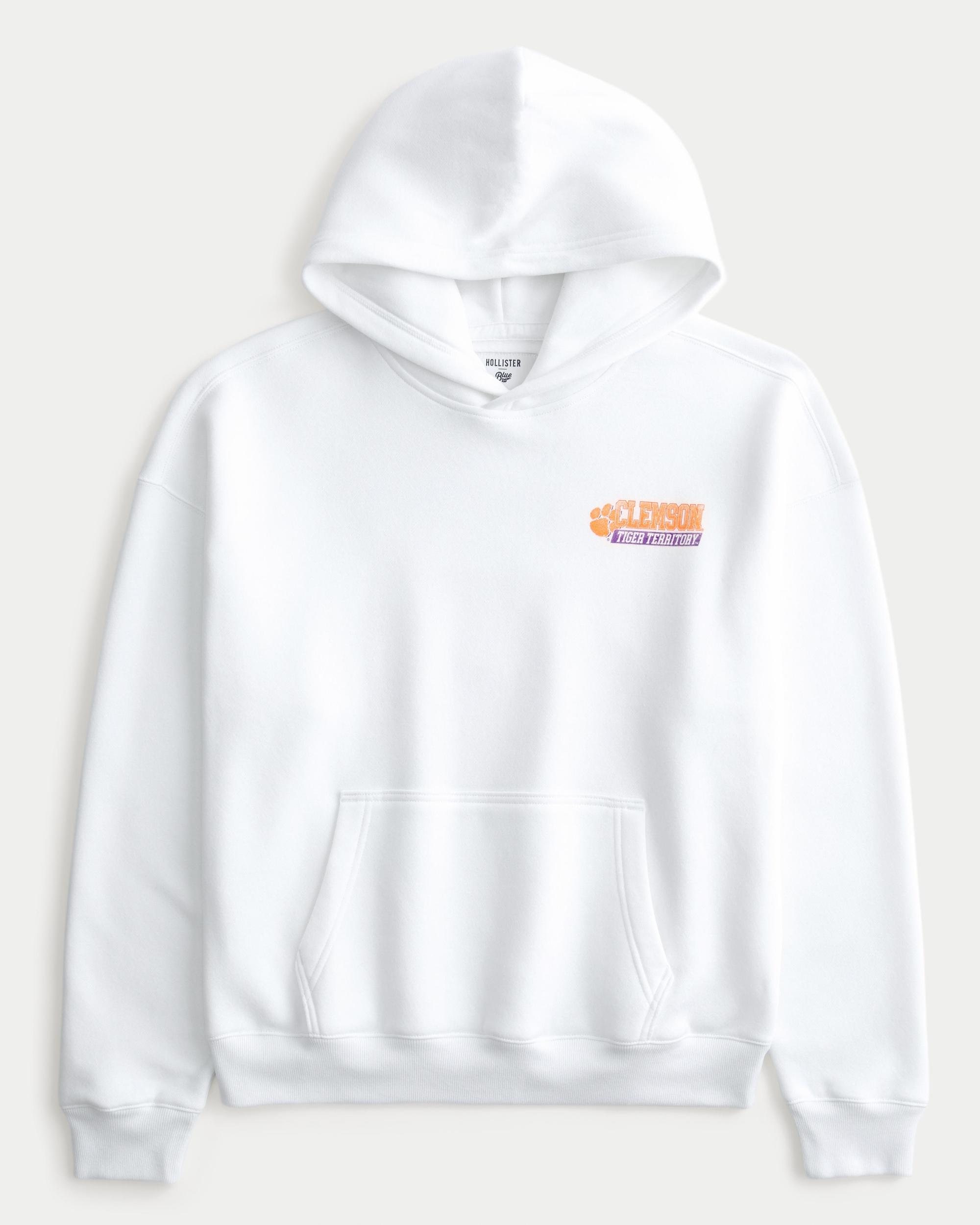 Boxy UConn Graphic Hoodie Product Image