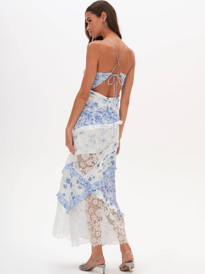 Rosalyn Maxi Dress — Blue Product Image