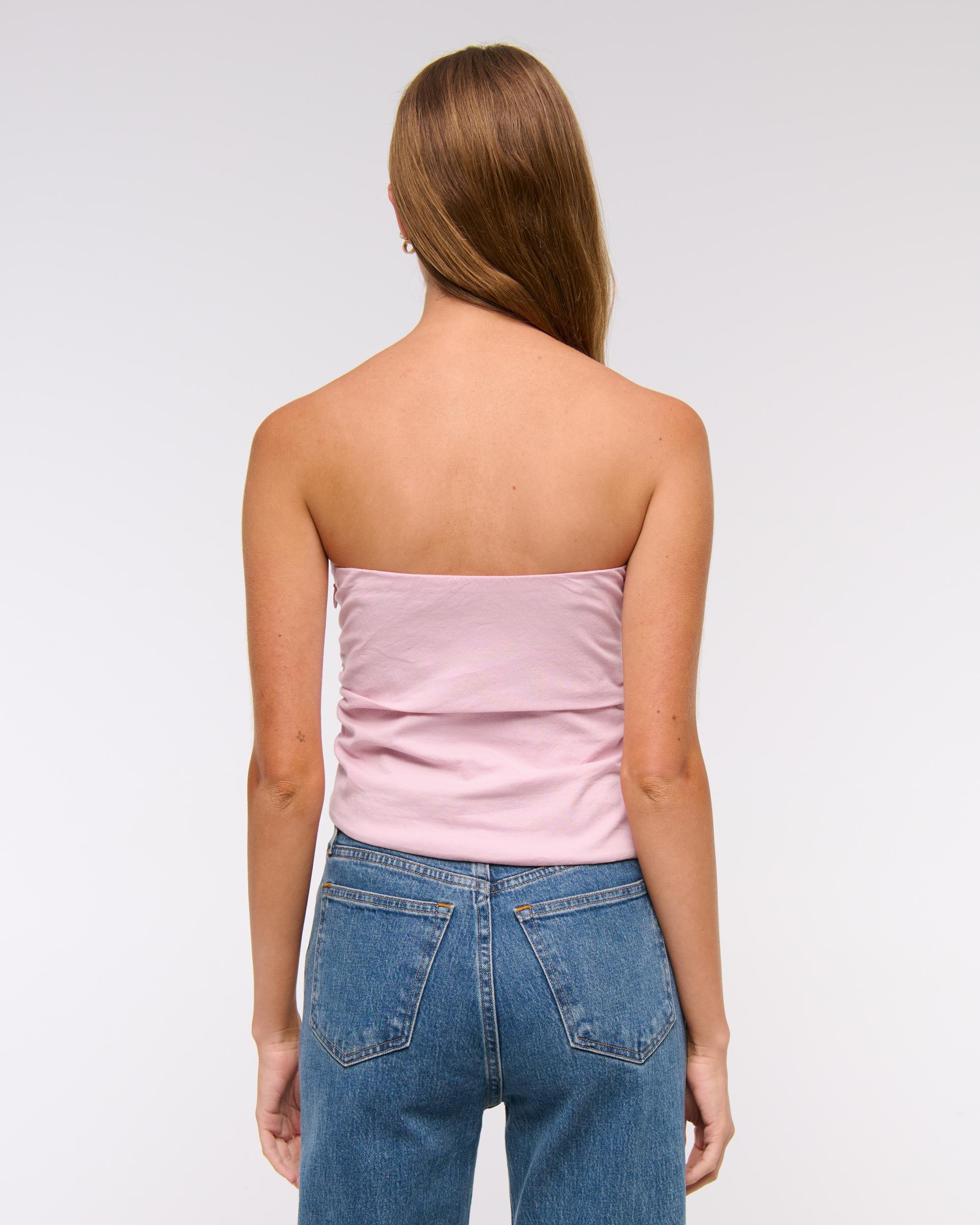 Asymmetrical Strapless Top Product Image