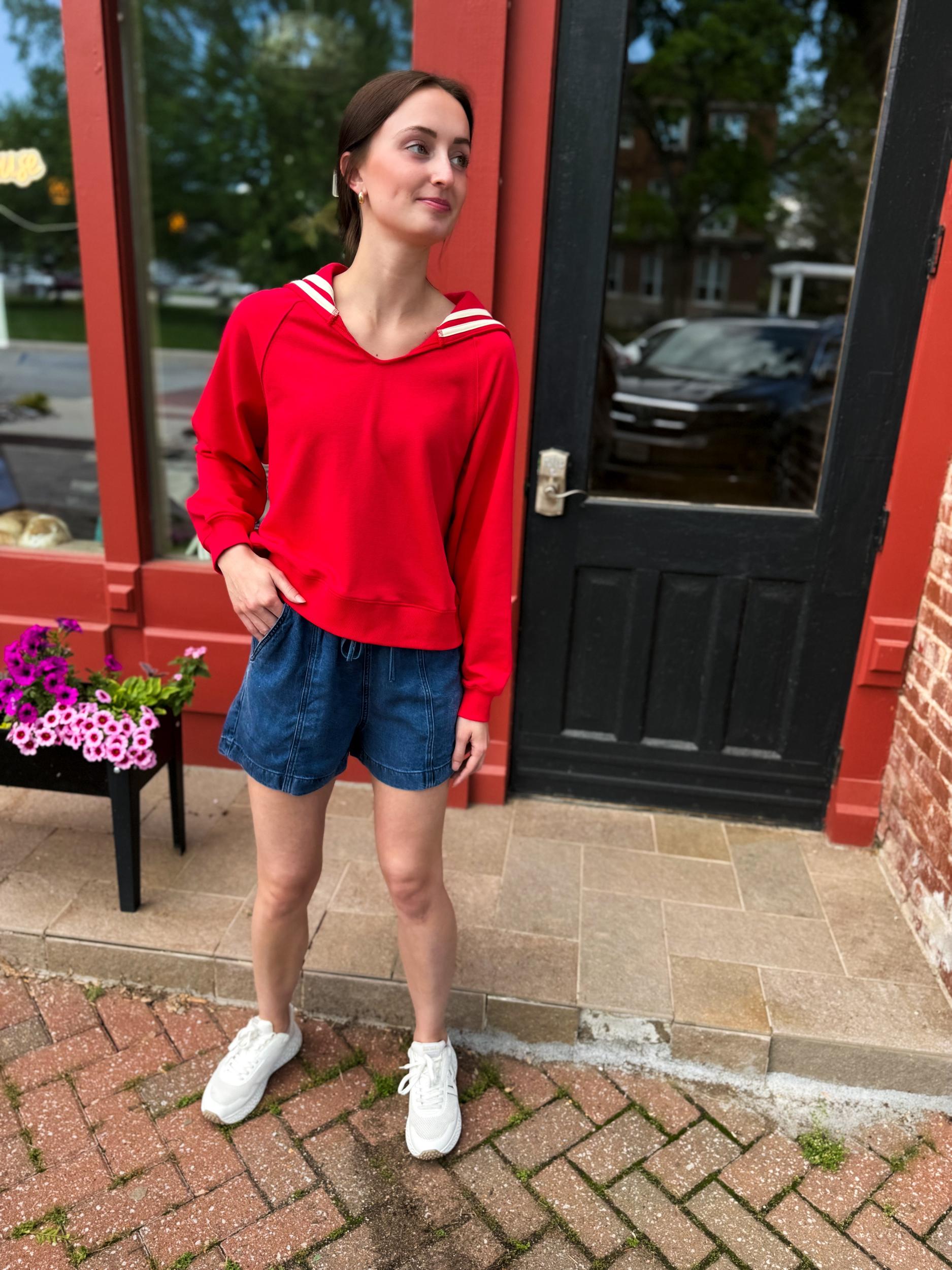 Varsity Vibes Pullover Product Image