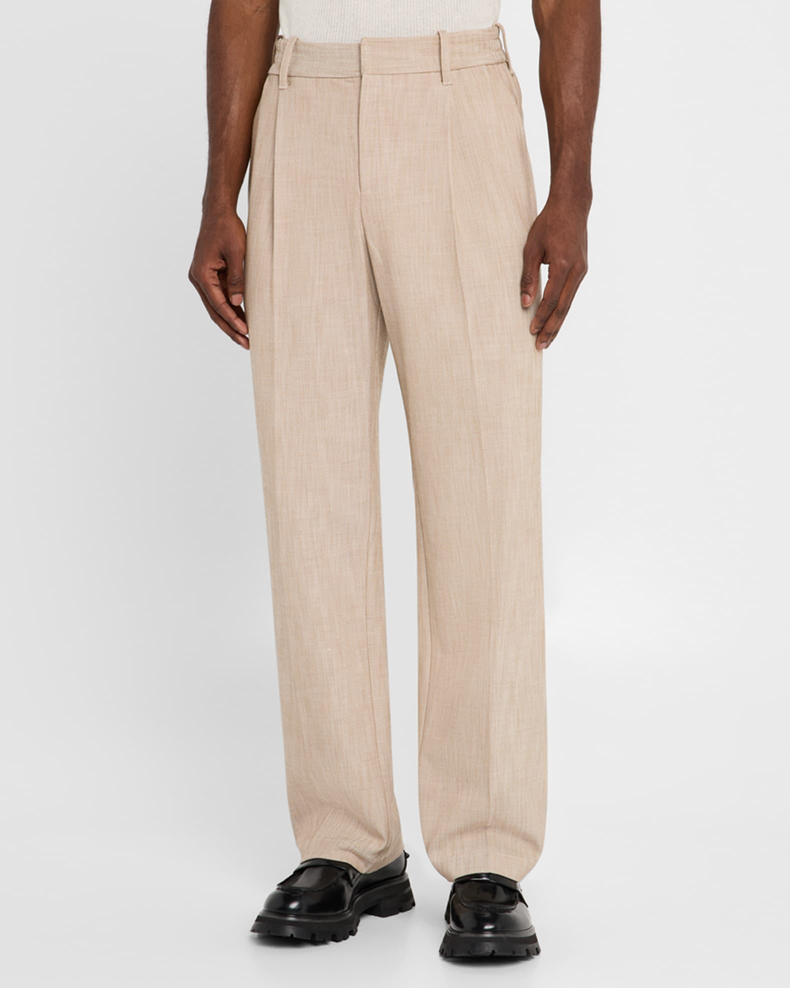 Men's Pleated Pull-On Pants Product Image