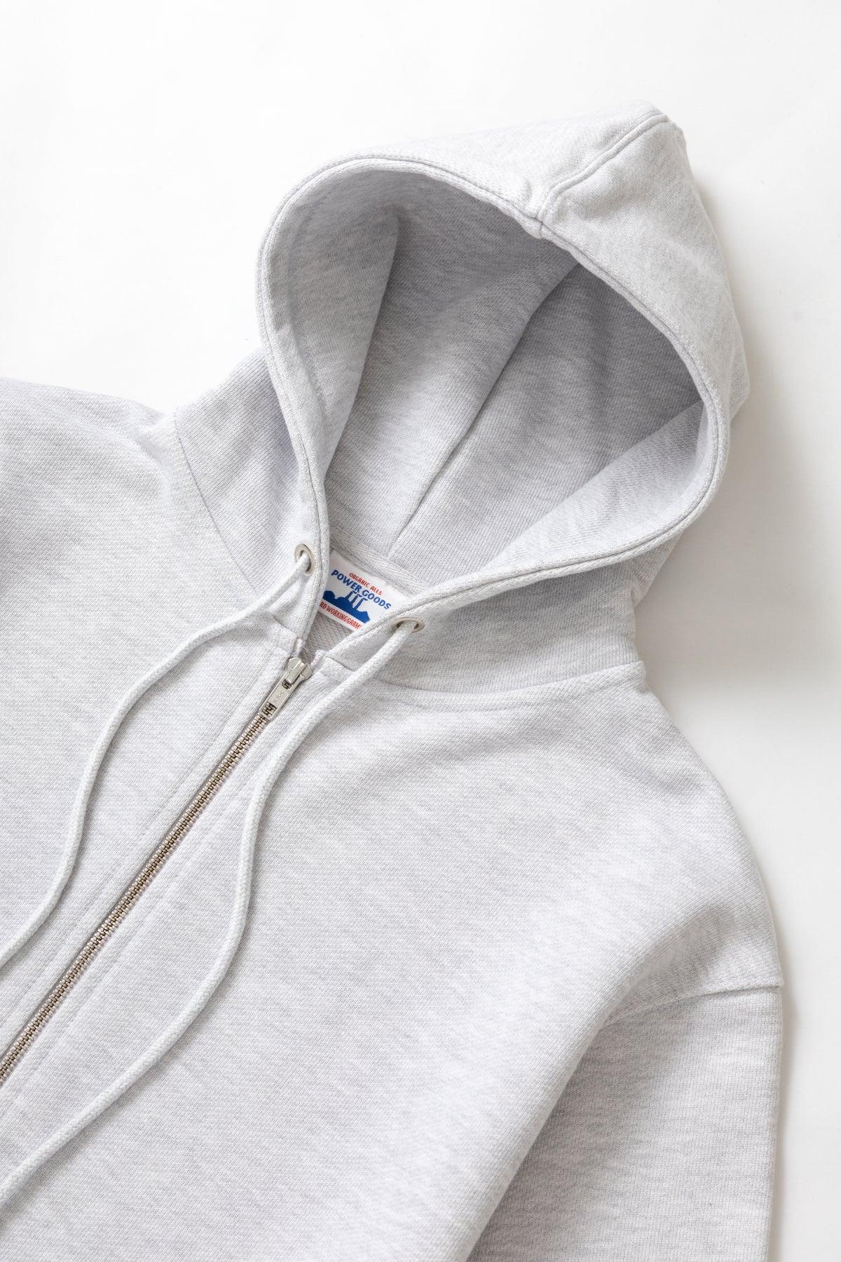 Power Goods - Loopback Zip Hoodie - Ash Product Image