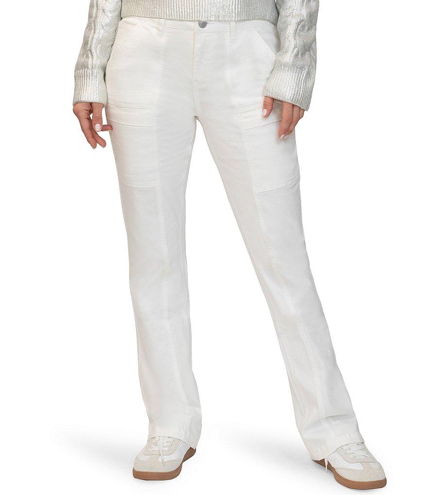 Stevie By Steve Madden High Rise Cargo Bootcut Pants Product Image