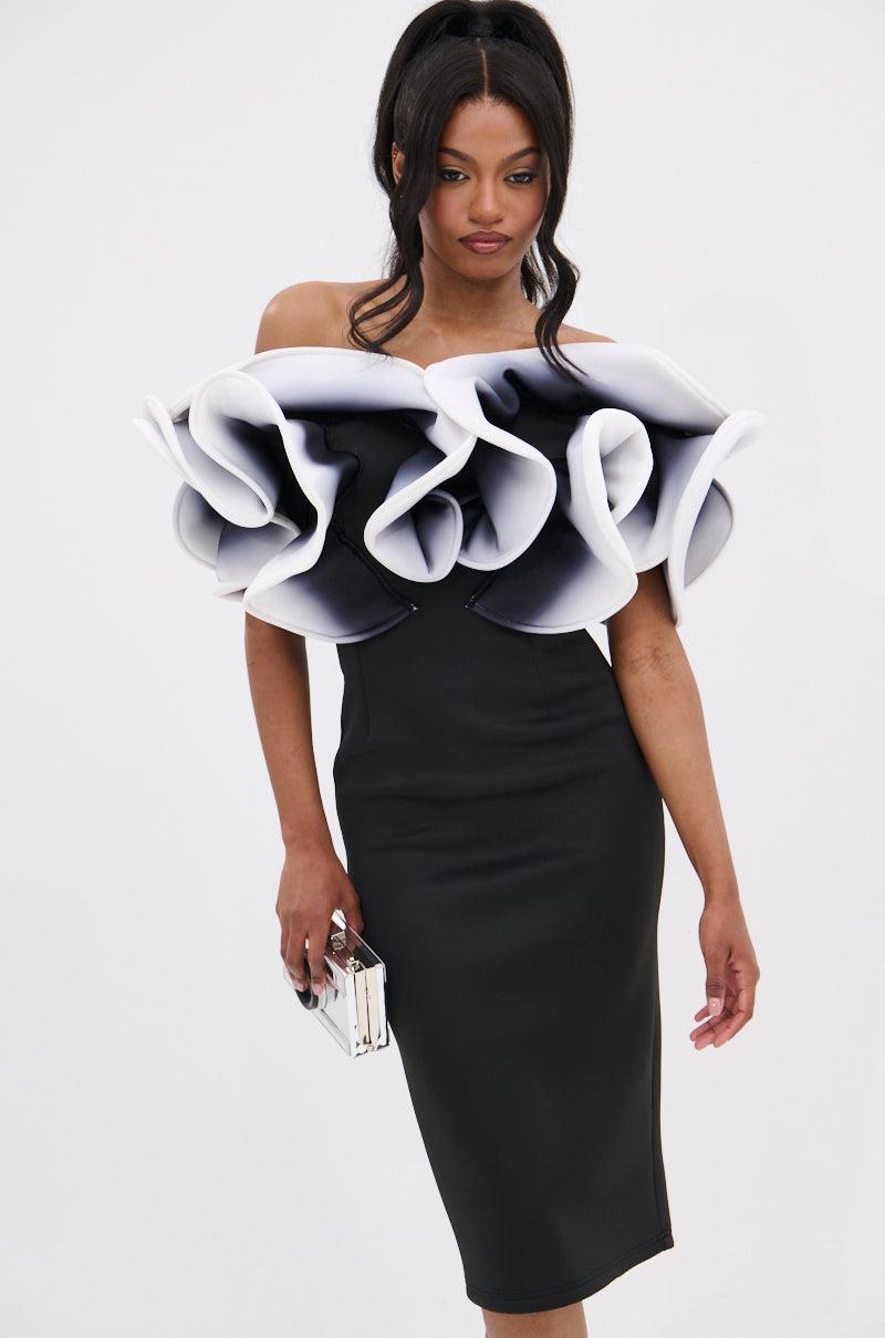 PRETTY WOMAN OMBRE MIDI DRESS Female Product Image