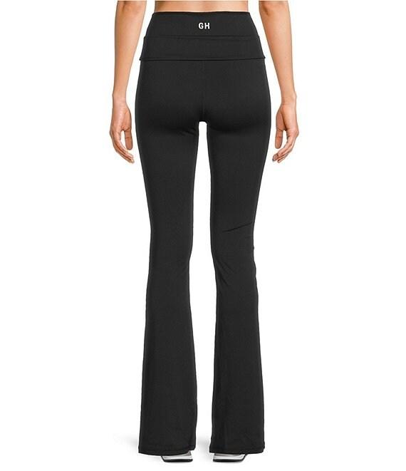 GOLD HINGE Essential Foldover High Rise Flare Pants Product Image