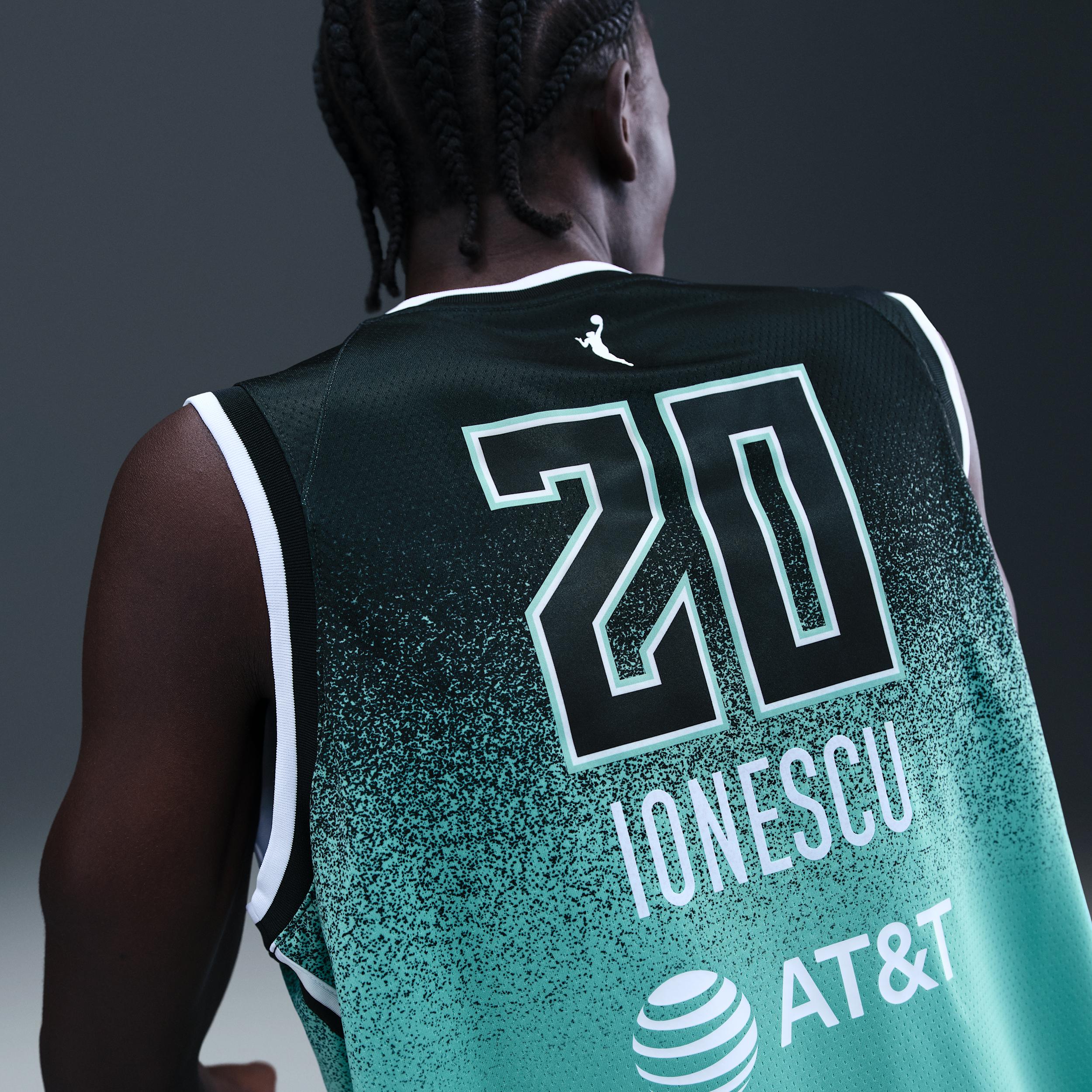 Women's Nike Sabrina Ionescu Mint New York Liberty 2023 Rebel Edition Victory Player Jersey,  Product Image