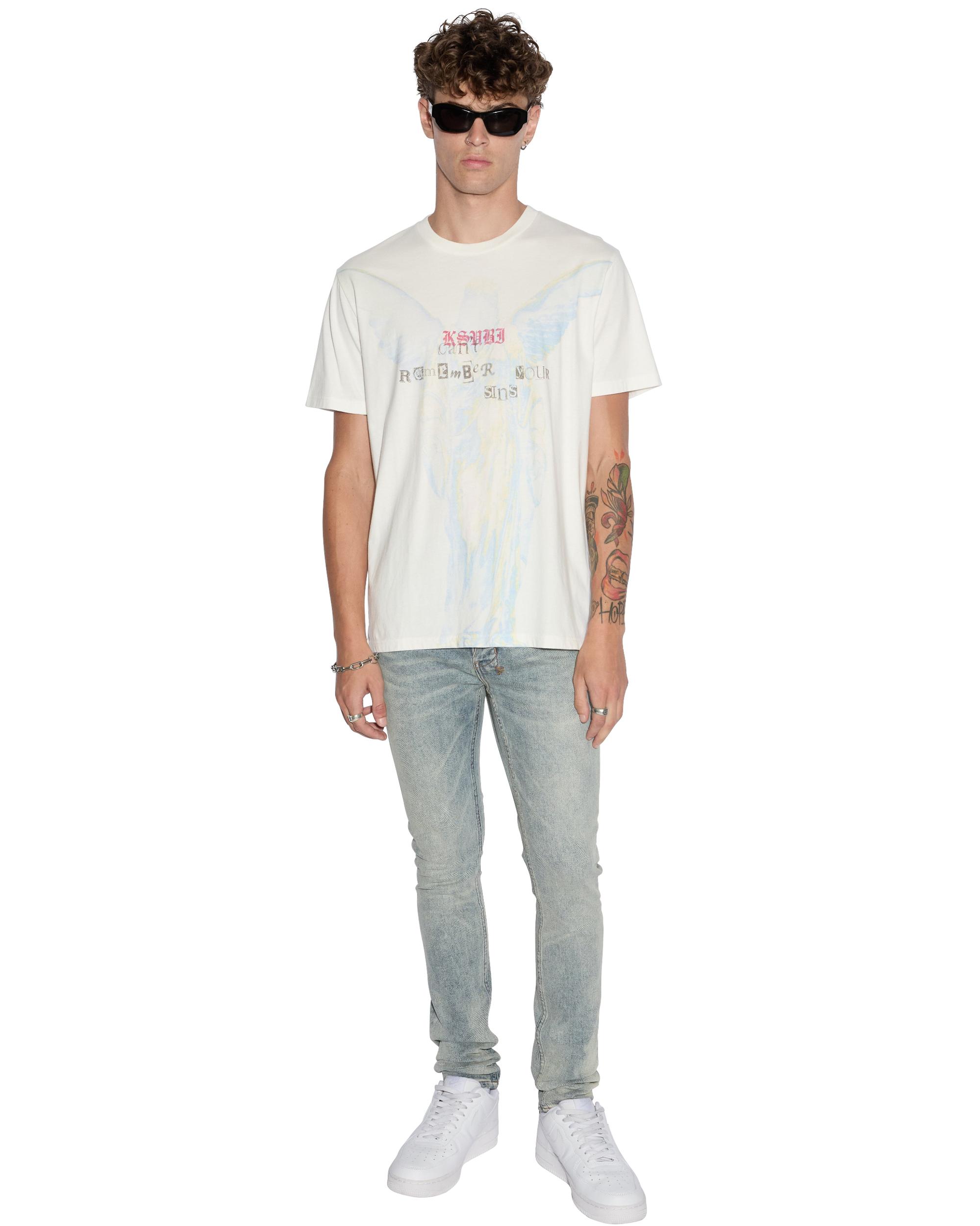 SINNERS KASH SS TEE VINTAGE WHITE Male Product Image