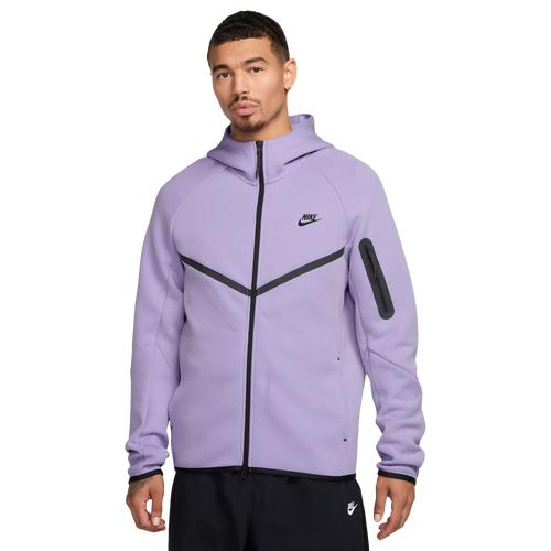 Nike Mens Nike Tech Fleece Full-Zip Windrunner Hoodie - Mens Hydrangeas/Black Product Image