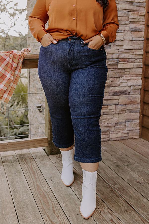 JUDY BLUE Kinsley High Waist Wide Leg Jean Curves Product Image