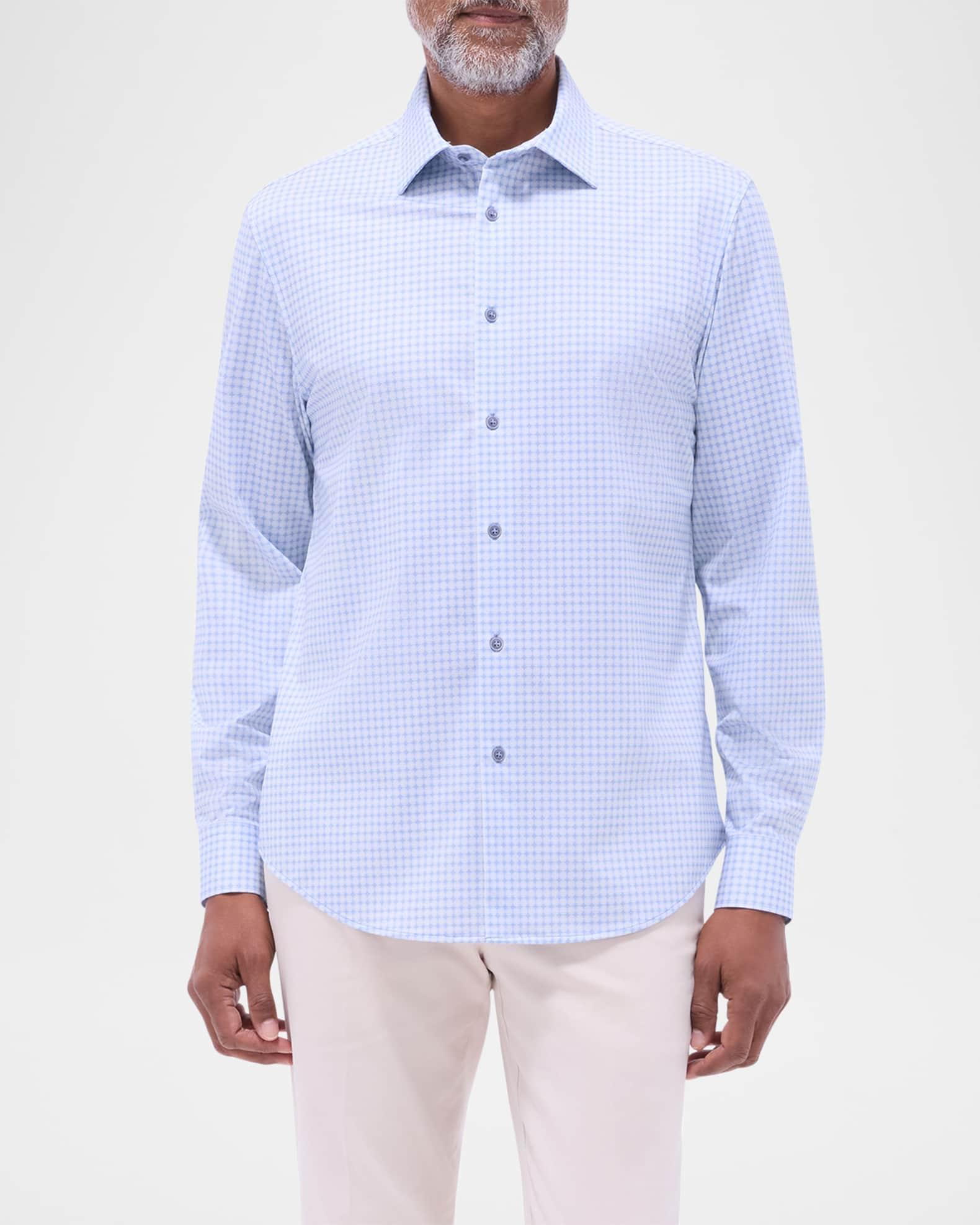 Men's OoohCotton James Long-Sleeve Sport Shirt Product Image