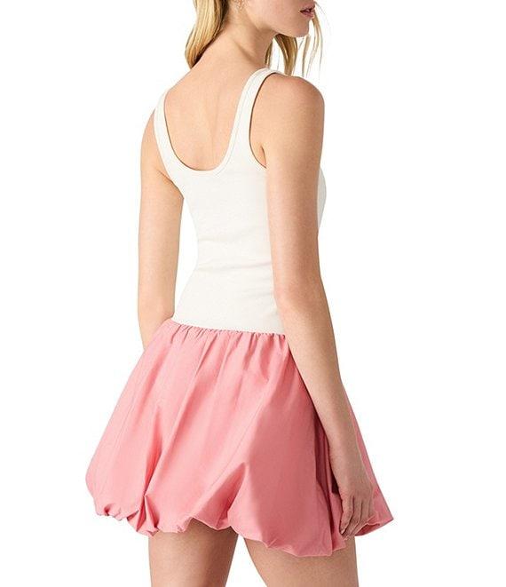 Steve Madden Linnea Scoop Neck Bubble Skirt Mini Dress Product Image