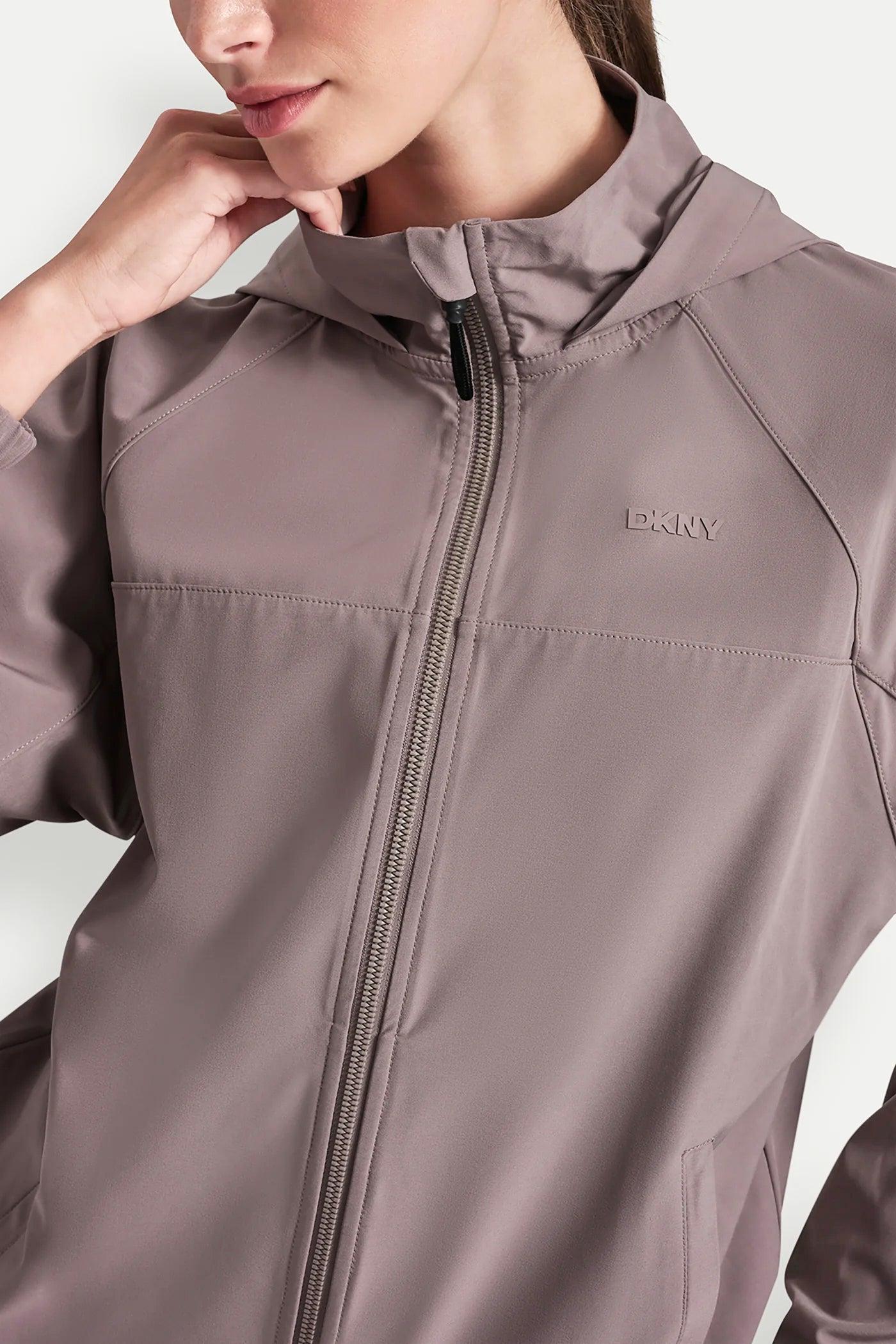 LOGO HOODED SHORT JACKET Product Image
