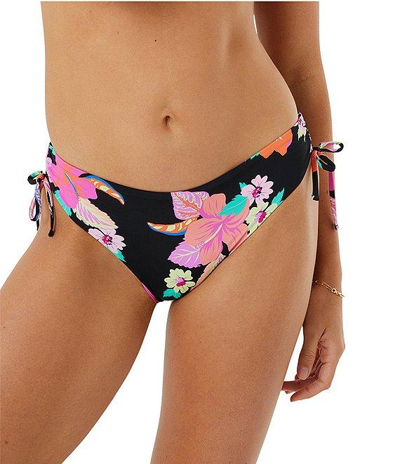 Roxy Wanderlust Floral Side Lace Hipster Swim Bottom Product Image