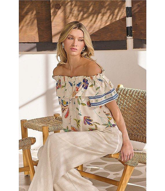 Sugarlips Step Up Linen High Rise Wide Leg Pant Product Image