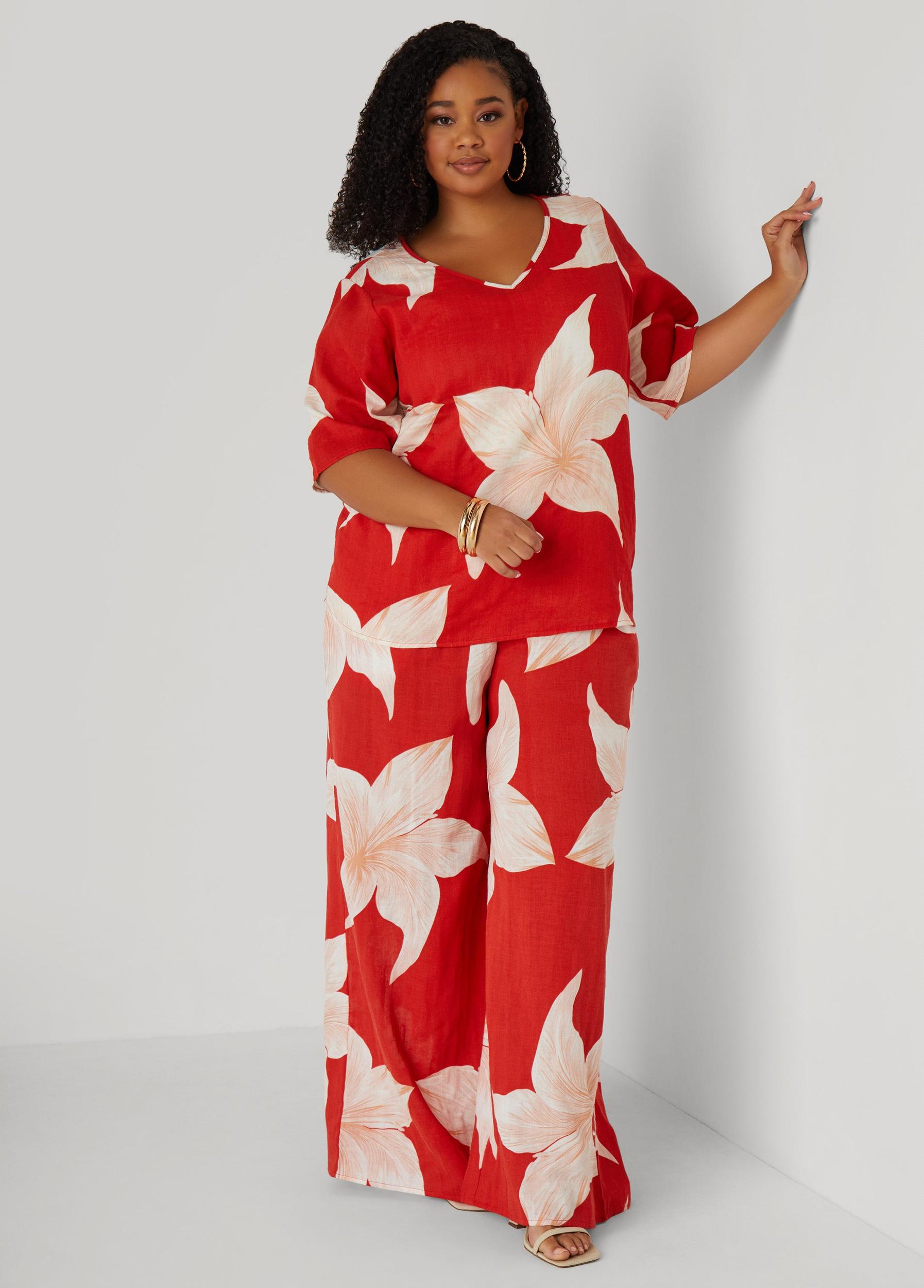 Floral Print Cotton Gauze Top Product Image