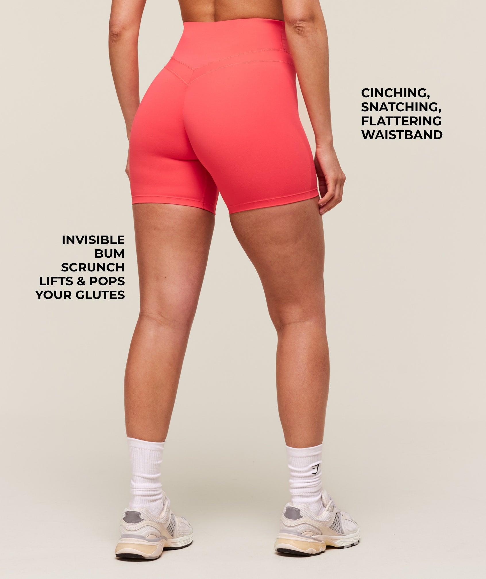 Gymshark Whitney Shorts - Coral Red Female Product Image