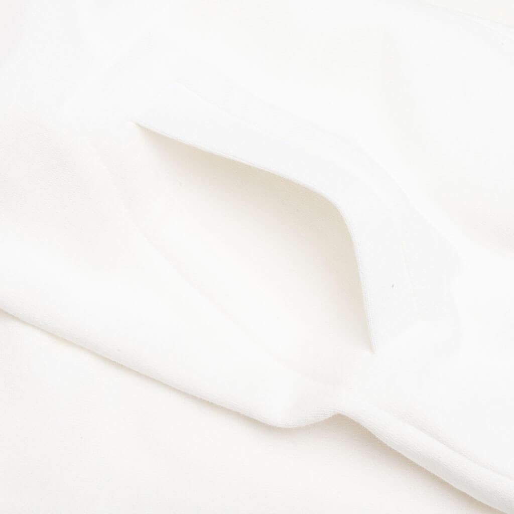 Women's Stacked Heart Hooded Sweatshirt - White Female Product Image