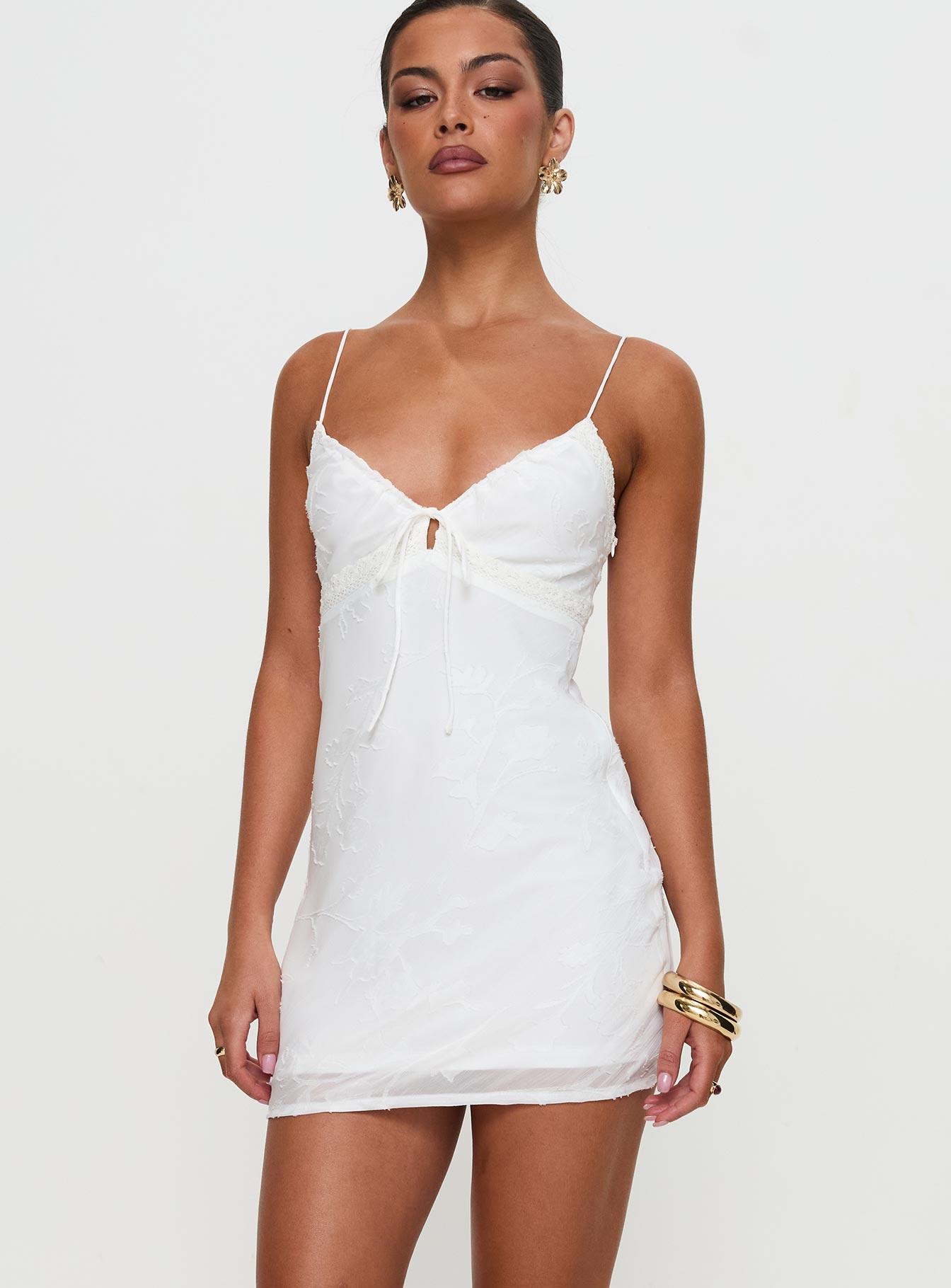 Emilee Mini Dress White Product Image