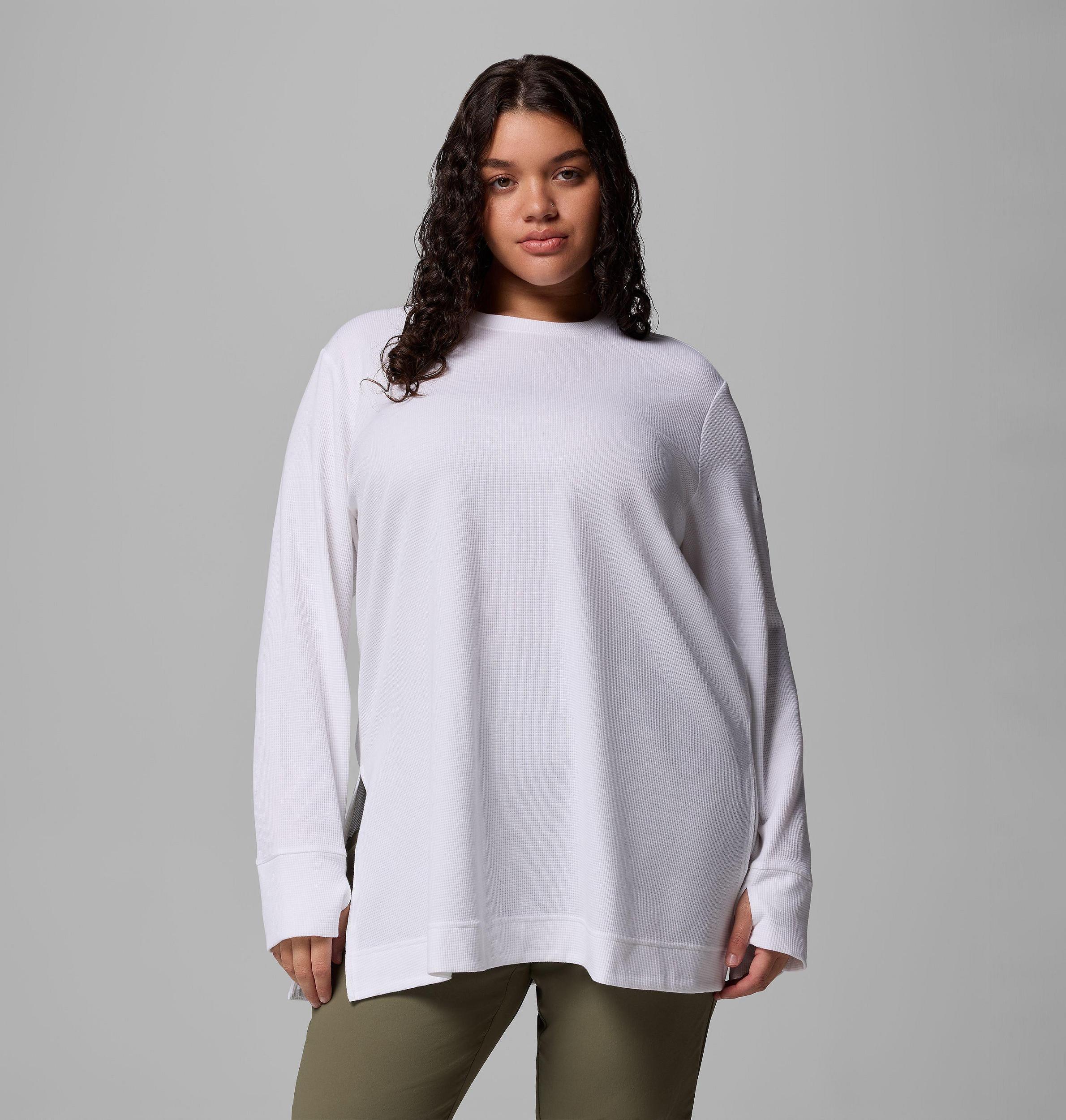 Columbia Womens Holly Hideaway Waffle Tunic - Plus Size- Product Image