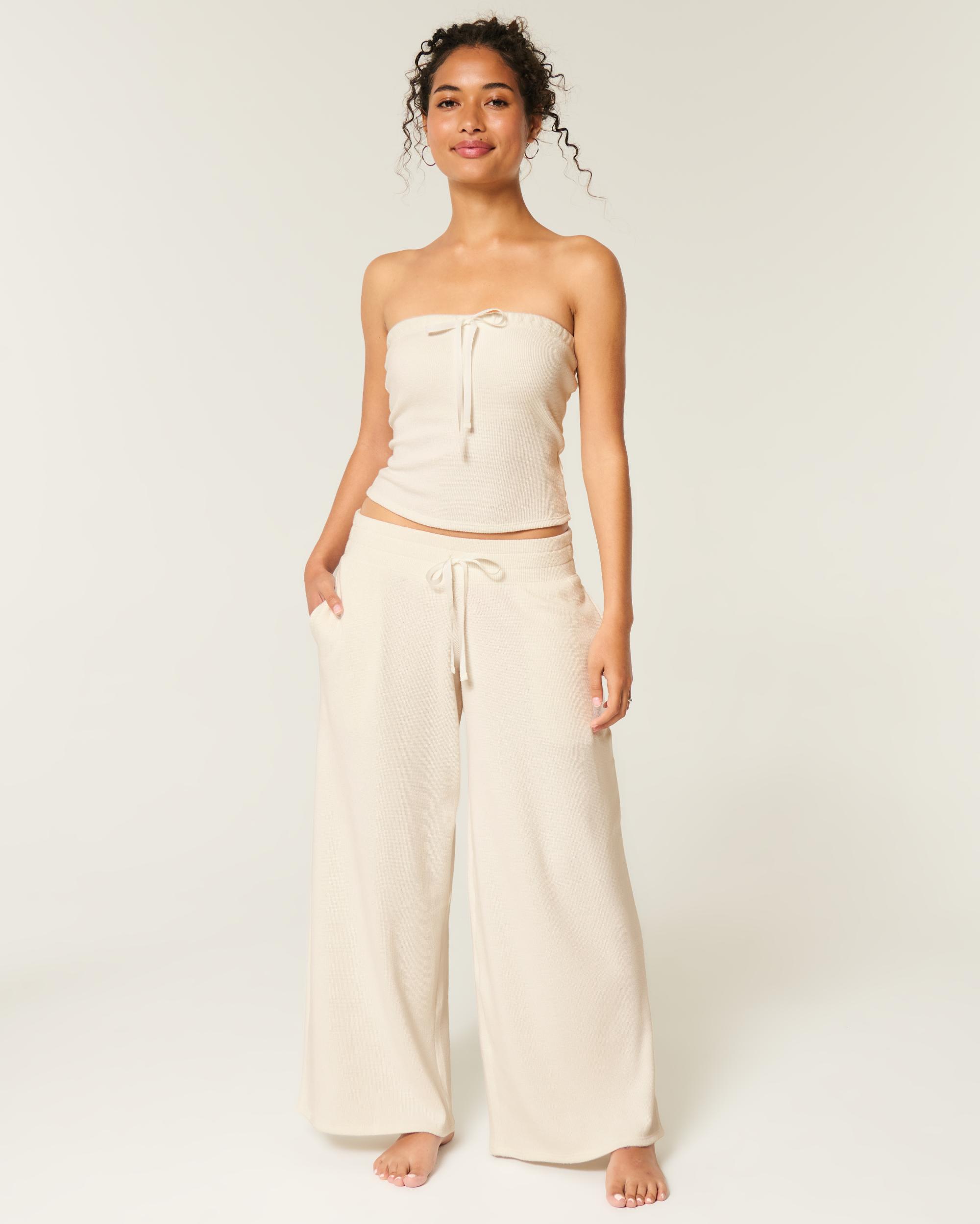 Gilly Hicks Baggy Cozy Waffle Pants Product Image