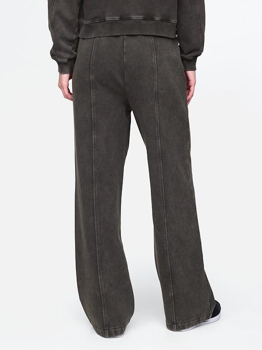 Heavyweight French Terry Seamed Wide-Leg Sweatpants Product Image