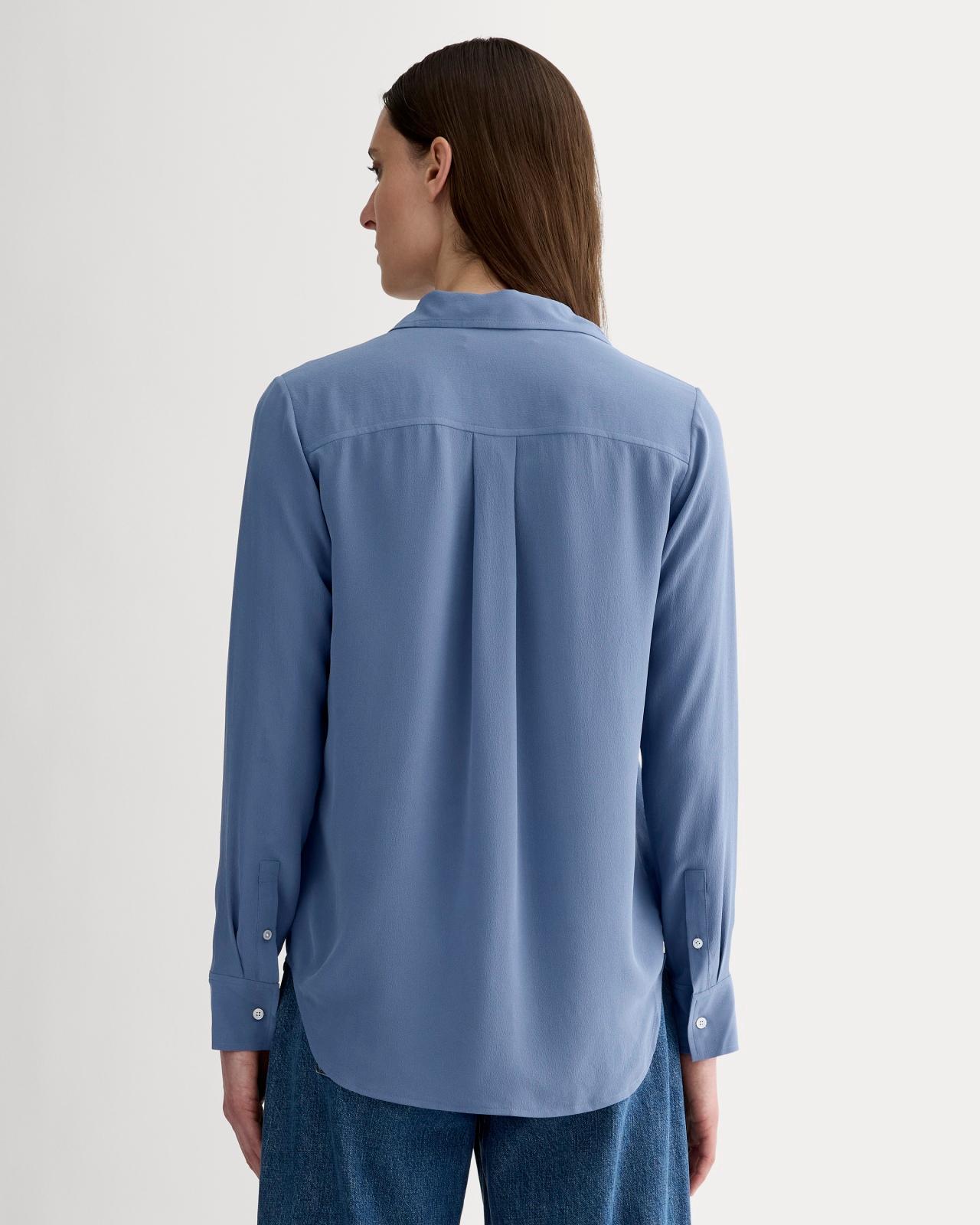 Womens Must-Have Shirt in Washable Silk by Everlane Size 0 Product Image