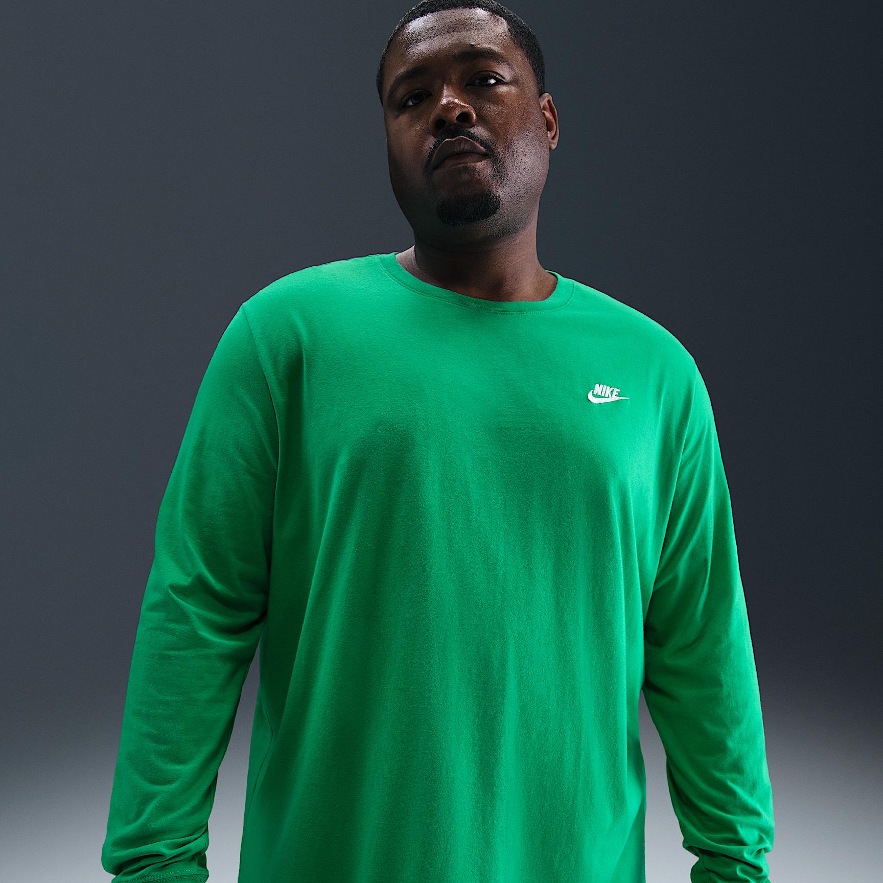 Mens Nike Sportswear Club Long-Sleeve T-Shirt | AR5193-324 Product Image