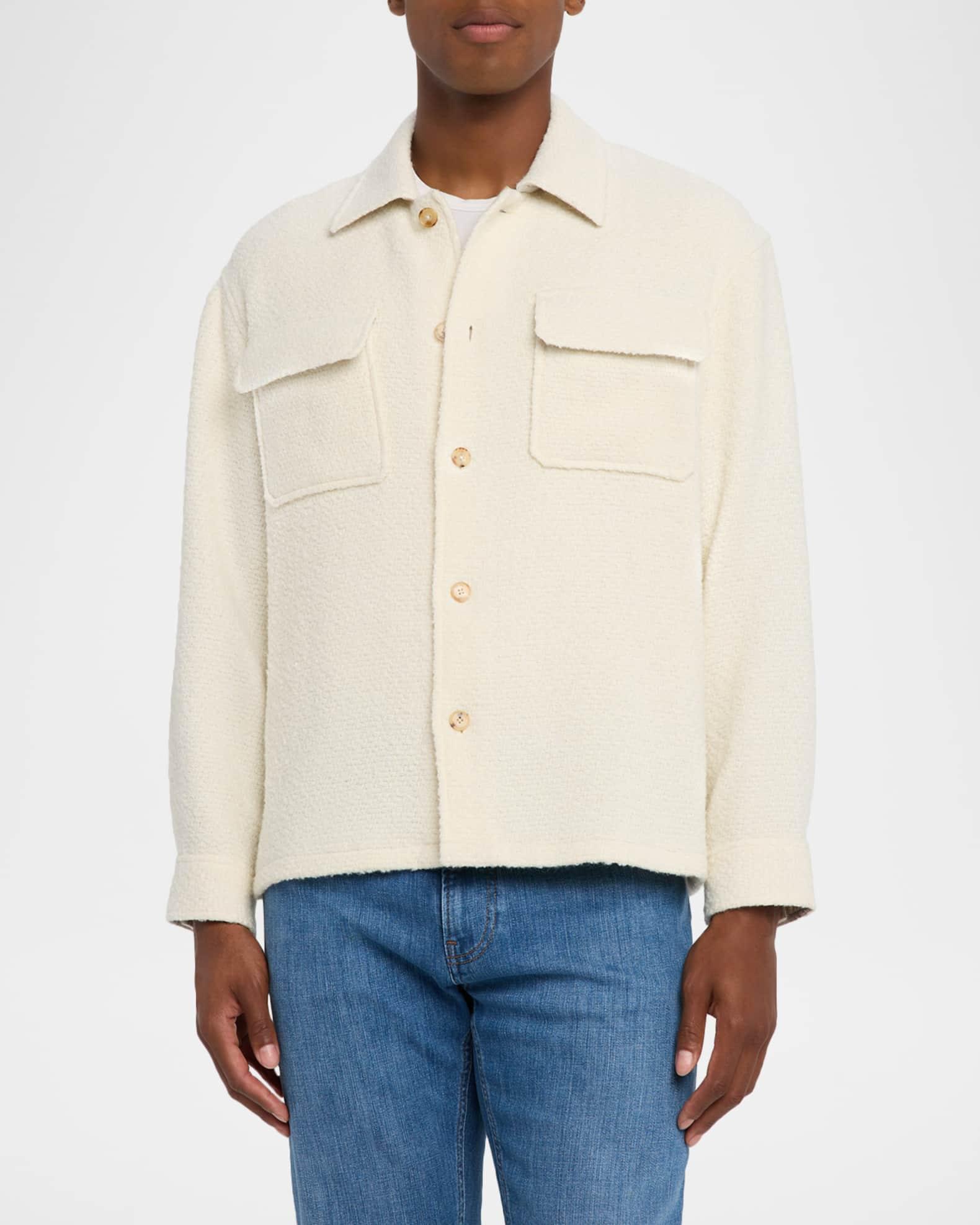 Men's Tweed Two-Pocket Overshirt Product Image