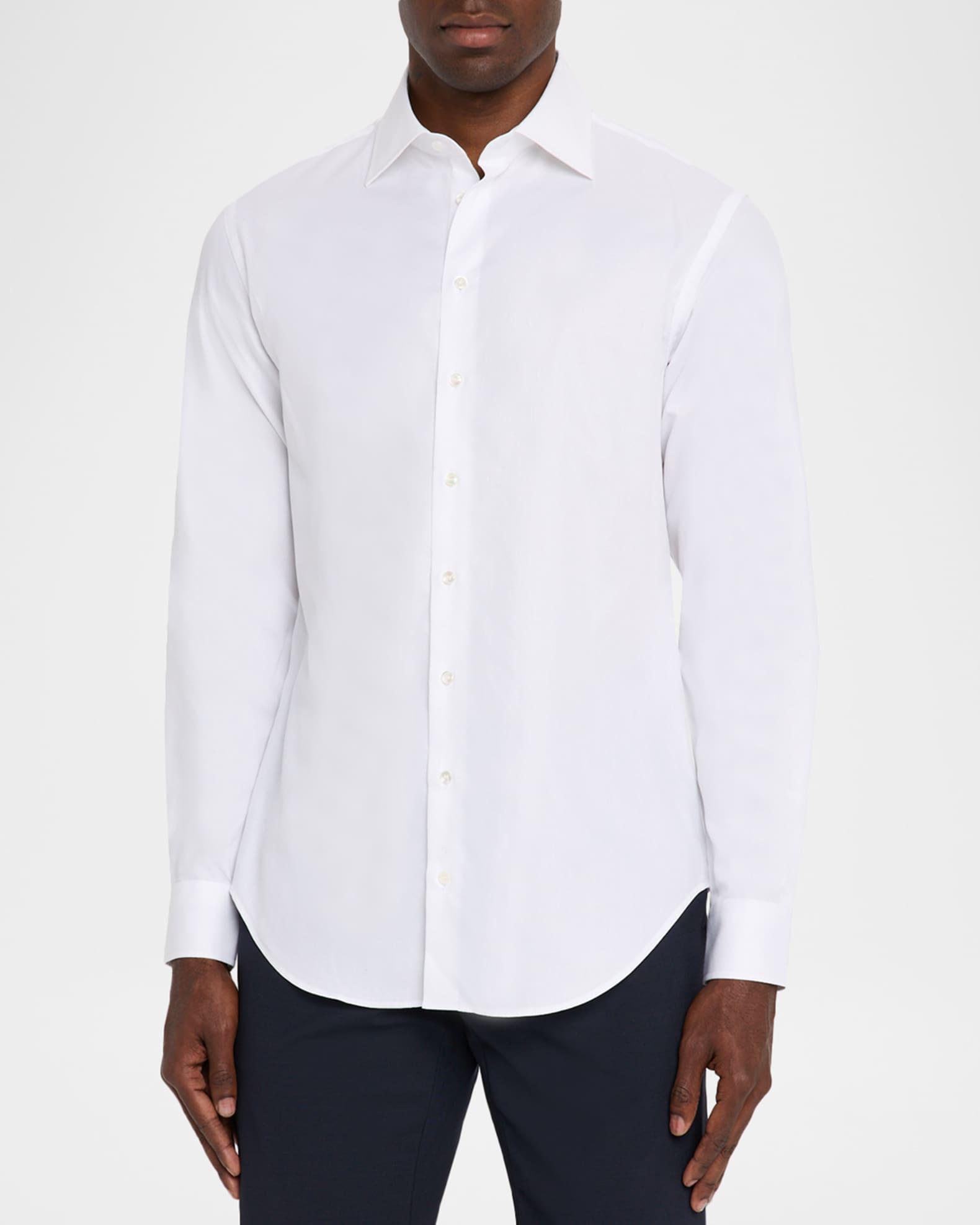 Men's Cotton Tonal Dot Dress Shirt Product Image