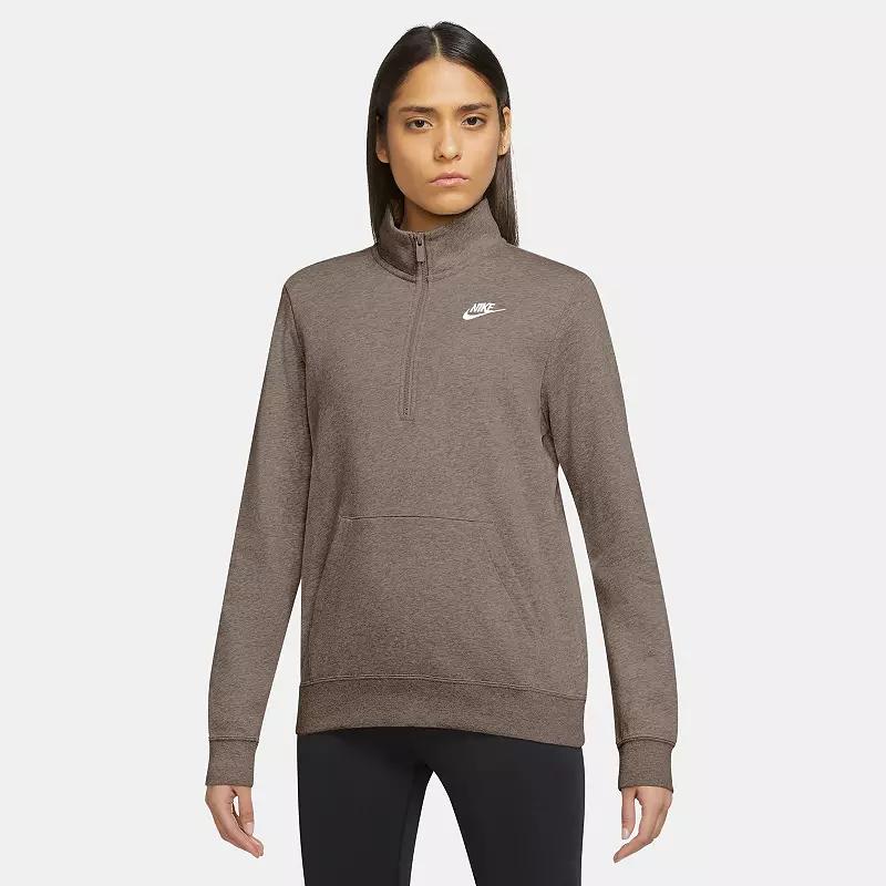 Women's Nike Sportswear Club Fleece Quarter-Zip Sweatshirt,  Product Image