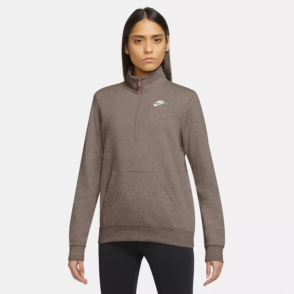 Women's Nike Sportswear Club Fleece Quarter-Zip Sweatshirt,  Product Image